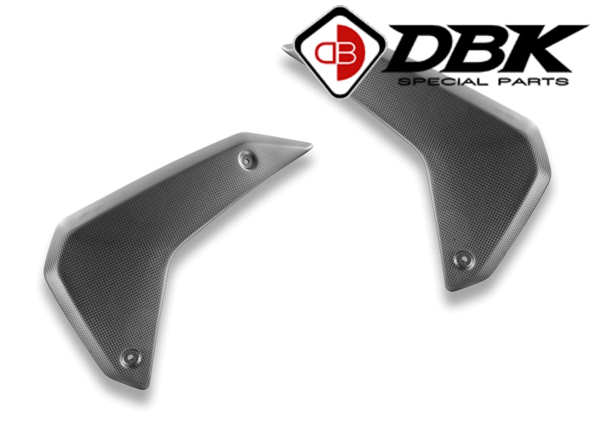 【正規輸入代理店】 DUCABIKE (DBK) - ドライカーボン サイドカウルカバー (艶なし) R1300 GS '24-25 カーボン ビーエムダブリュー