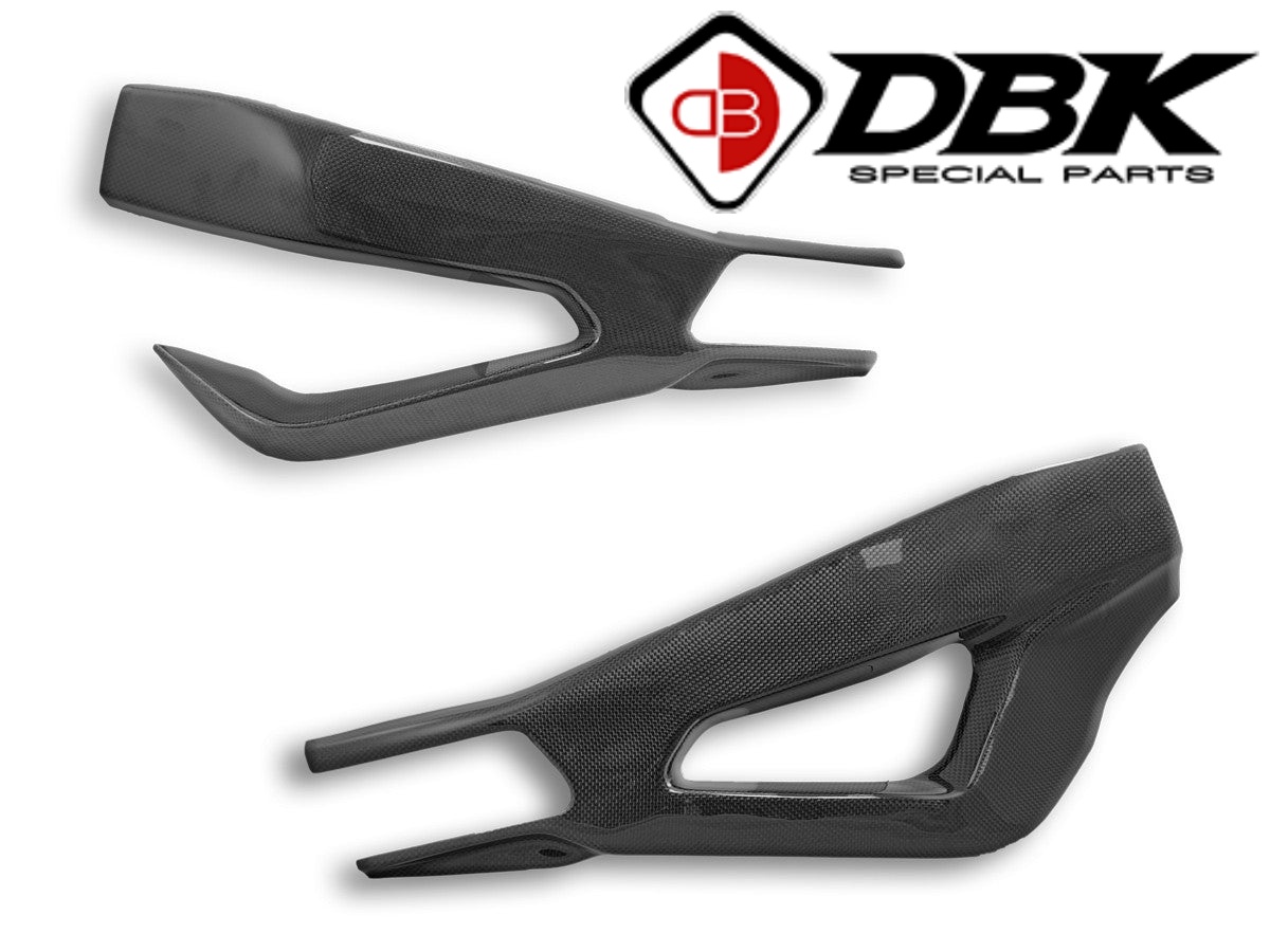【正規輸入代理店】 DUCABIKE (DBK) - ドライカーボン スイングアームプロテクター (艶あり) S1000 R '21-25 / S1000 RR '19-24 / M1000 R '23-25 カーボン ビーエムダブリュー