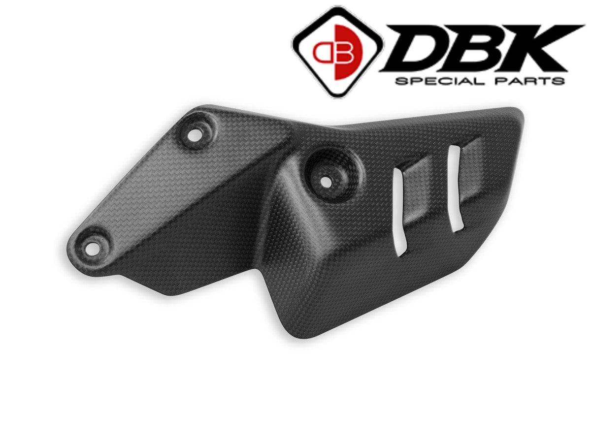 【正規輸入代理店】 DUCABIKE (DBK) - ドライカーボン サイレンサーヒートガード (左側 / 艶なし) DIAVEL V4 カーボン ドゥカティ ディアベルV4