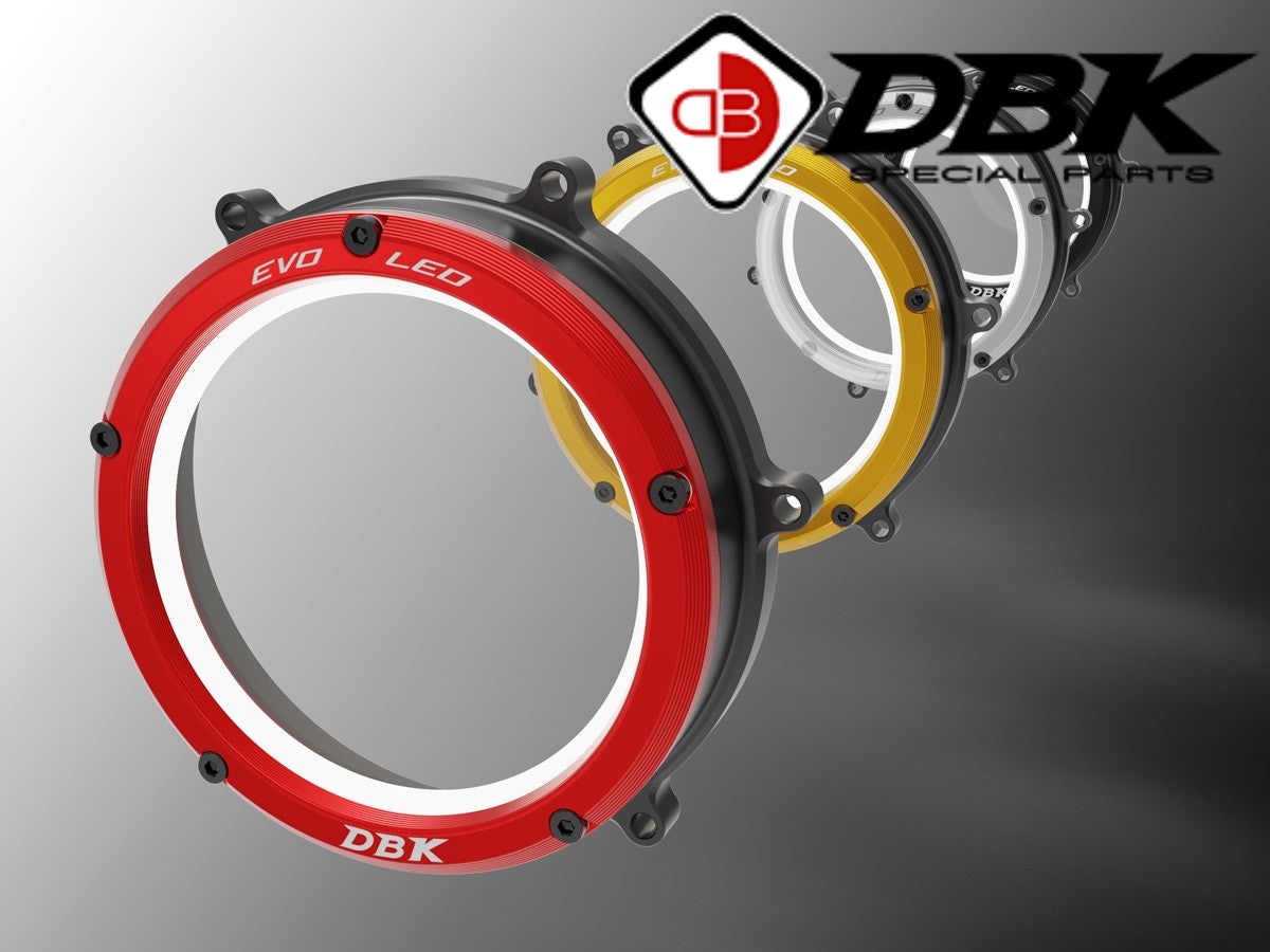【国内在庫】 DUCABIKE (DBK) - EVO LED クリアクラッチカバー PANIGALE 959 / 1199 / 1299 / R / V2 / STREETFIGHTER V2 クラッチ/エンジン ドゥカティ 959パニガーレ 1199パニガーレ 1199スーパーレッジェーラ
