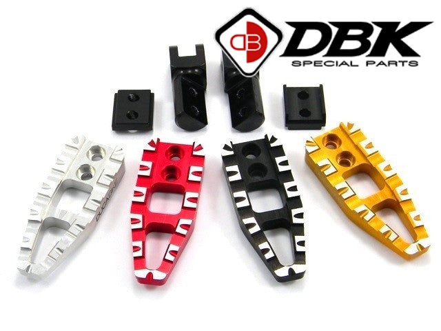 【正規輸入代理店】 DUCABIKE (DBK) - アジャスタブルステップバー エンデューロデザイン DESERTX / HYPERMOTARD 939 / SCRAMBLER DESERT SLED / MULTISTRADA V2 / V4 ステップ ドゥカティ デザートX