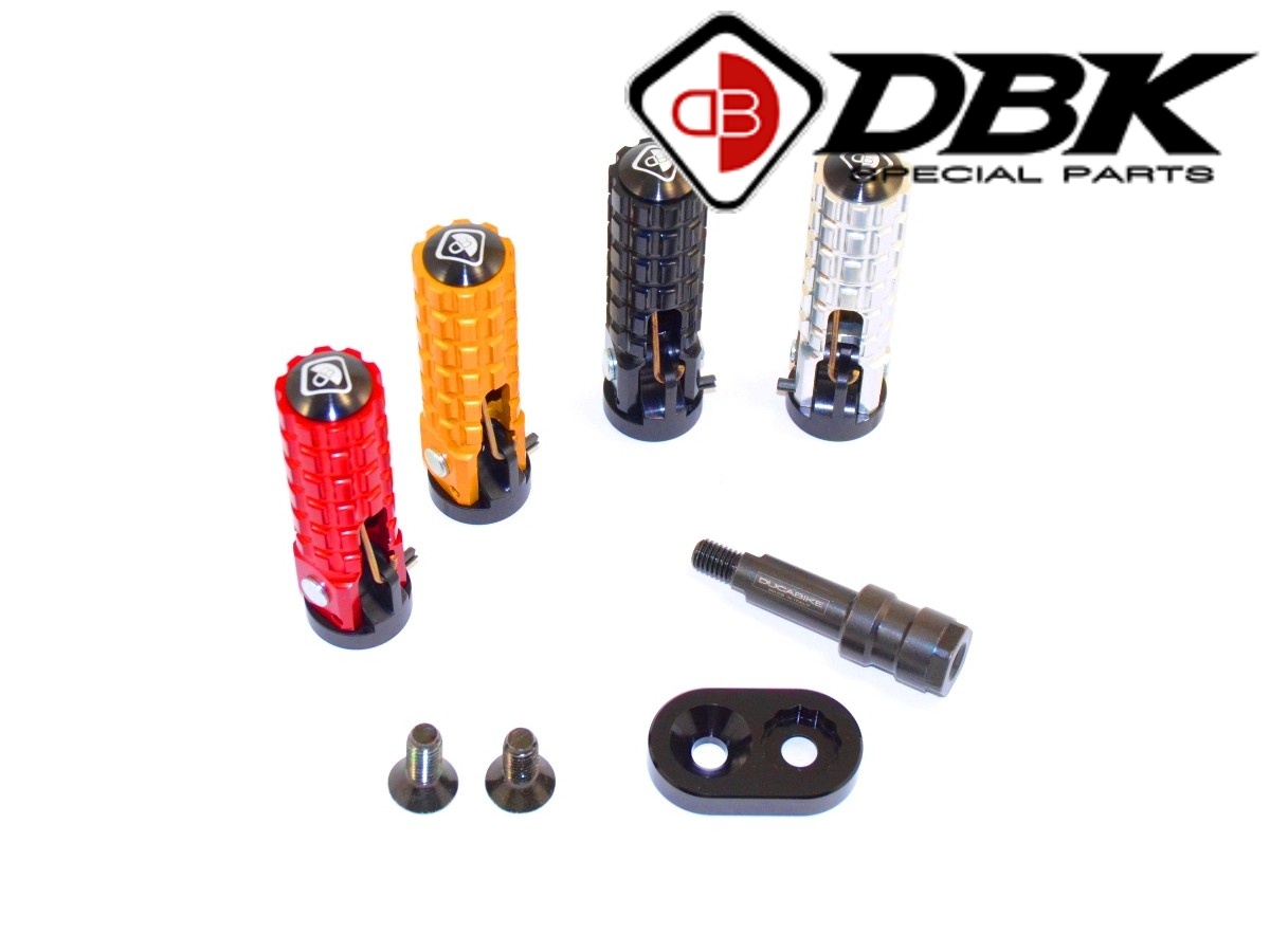 【正規輸入代理店】 DUCABIKE (DBK) - 可倒式 アジャスタブルステップバー SCRAMBLER / MONSTER 797 ステップ ドゥカティ モンスター797 スクランブラー シックスティー2 スクランブラー アイコン