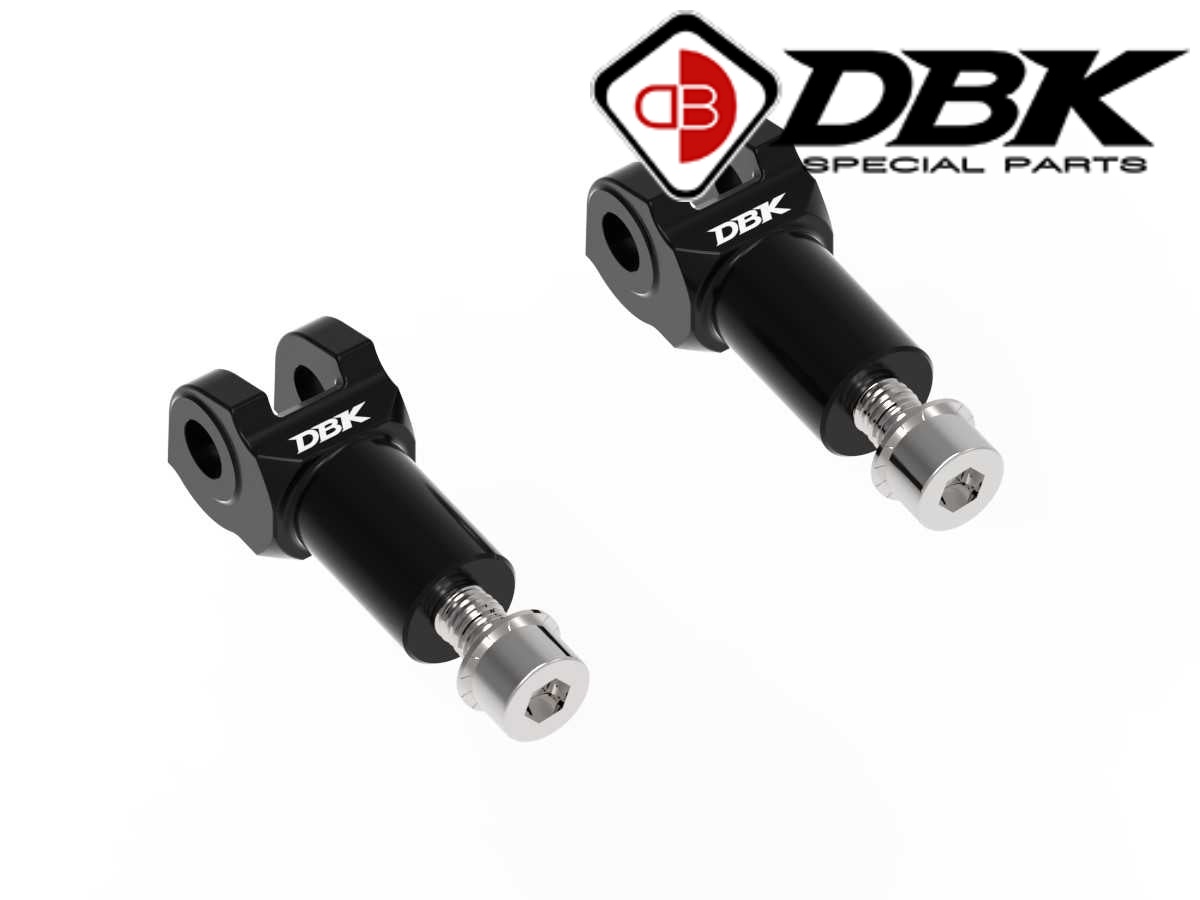 【正規輸入代理店】 DUCABIKE (DBK) - ステップバーアダプター (フロント) 990 DUKE '24-25 / 1290 SUPER DUKE R '21-23 / 1390 SUPER DUKE R '24-25 ステップ ケーティーエム 990デューク 990デュークR