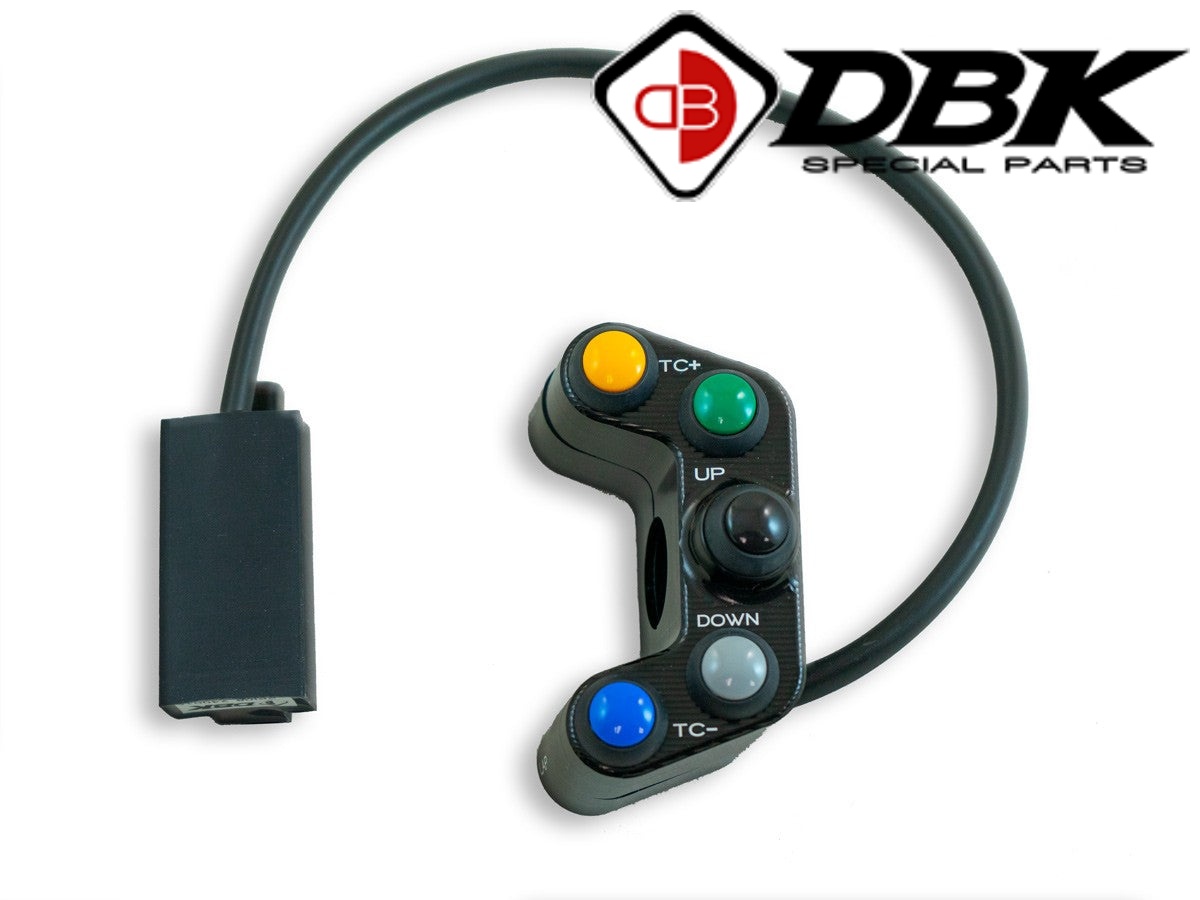 【正規輸入代理店】 DUCABIKE (DBK) - 7ボタン レーシングスイッチASSY（レース用）PANIGALE V4 / S '18-24 / R '19-20 / '23-24 / SP2 '22-24 / SPECIALE '18-19 スイッチ ドゥカティ パニガーレV4 パニガーレV4S