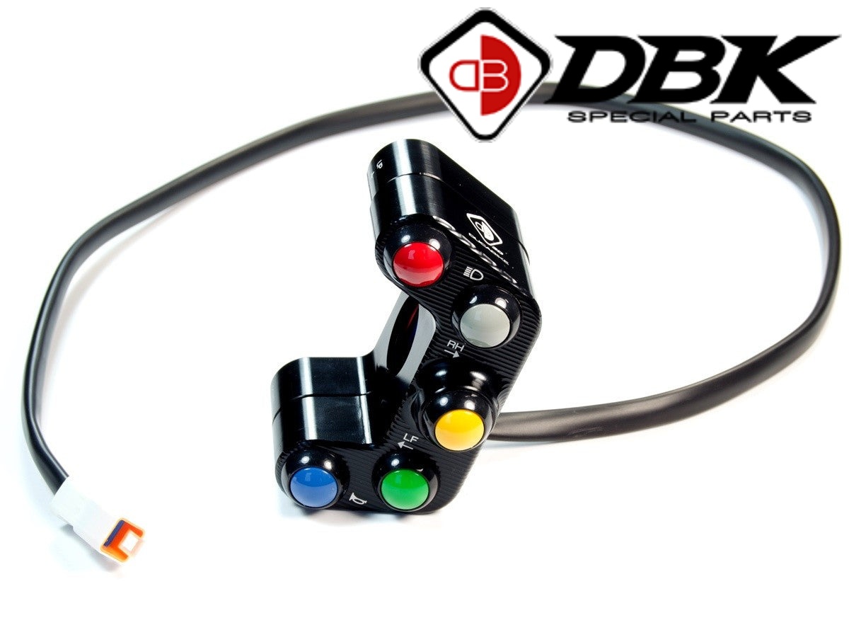 【国内在庫】 DUCABIKE (DBK) - 7ボタン ハンドルバー用 スイッチ (ストリート用) HYPERMOTARD 950 / MONSTER / STREETFIGHTER V2 / PANIGALE V2他 スイッチ ドゥカティ パニガーレV2