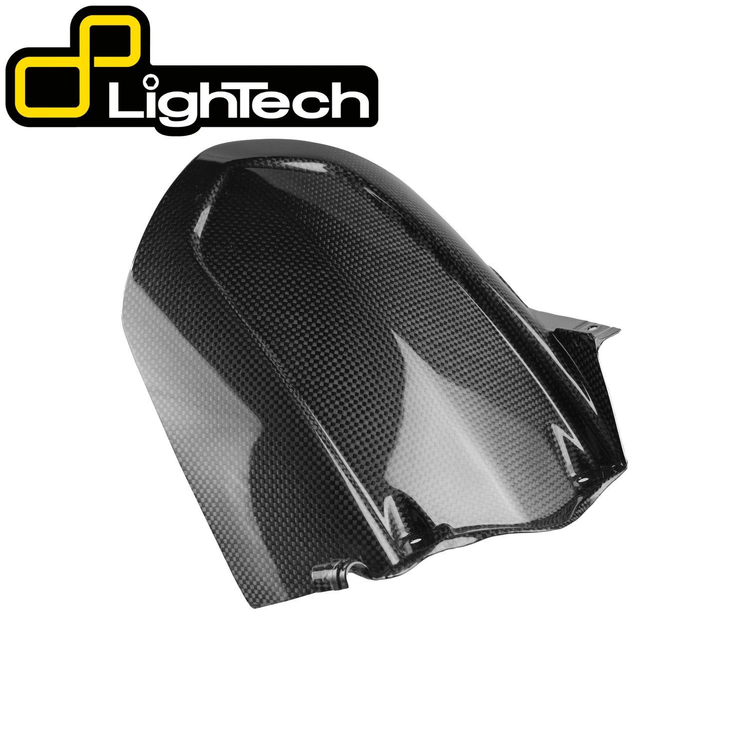 【正規輸入代理店】 LighTech - ドライカーボン リアマッドガード (艶あり) RSV4 1100 / FACTORY '21-25 / TUONO V4 '25 / FACTORY '21-24 カーボン アプリリア RSV4ファクトリー｜iMotorcycle Japan 店