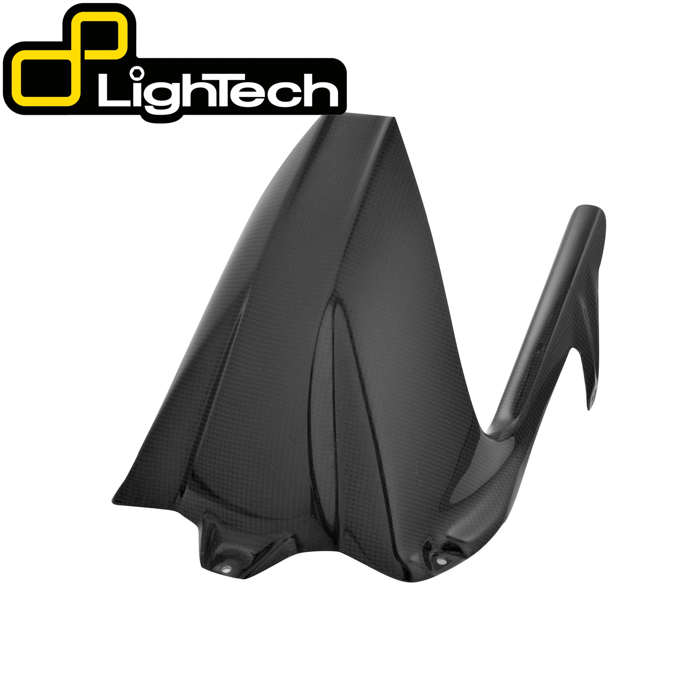 【国内在庫】 LighTech - ドライカーボン チェーンカバー付きリアマッドガード (艶あり) S1000R '14-20 / S1000RR '09-18 カーボン ビーエムダブリュー｜iMotorcycle Japan 店