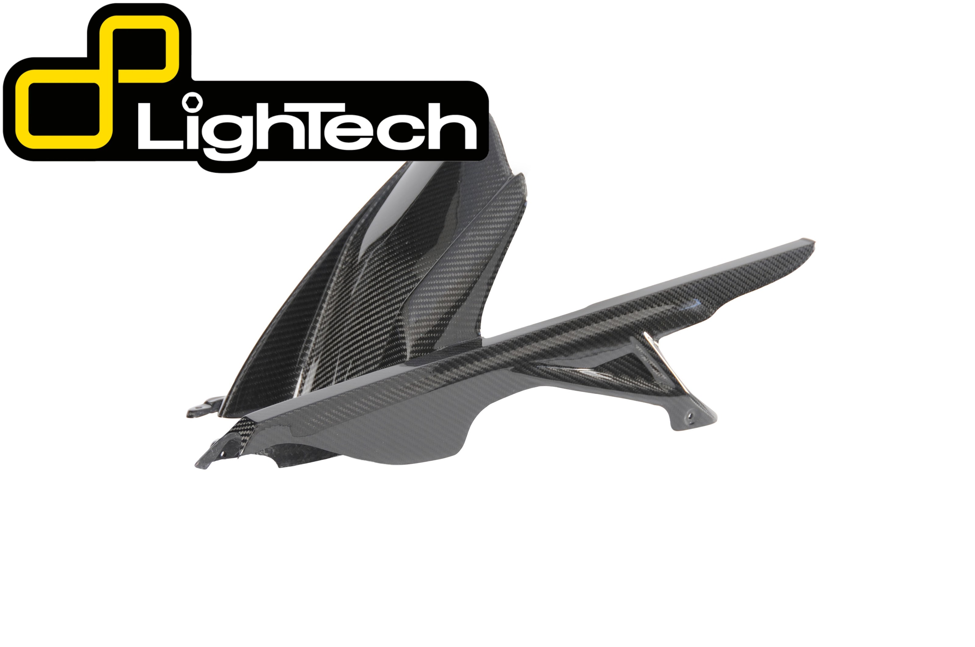 【国内在庫】 LighTech - ドライカーボン チェーンカバー付きリアマッドガード (艶あり) S1000RR '19-25 / S1000R '21-24 / M1000R '23-24 カーボン ビーエムダブリュー|iMotorcycle Japan 店