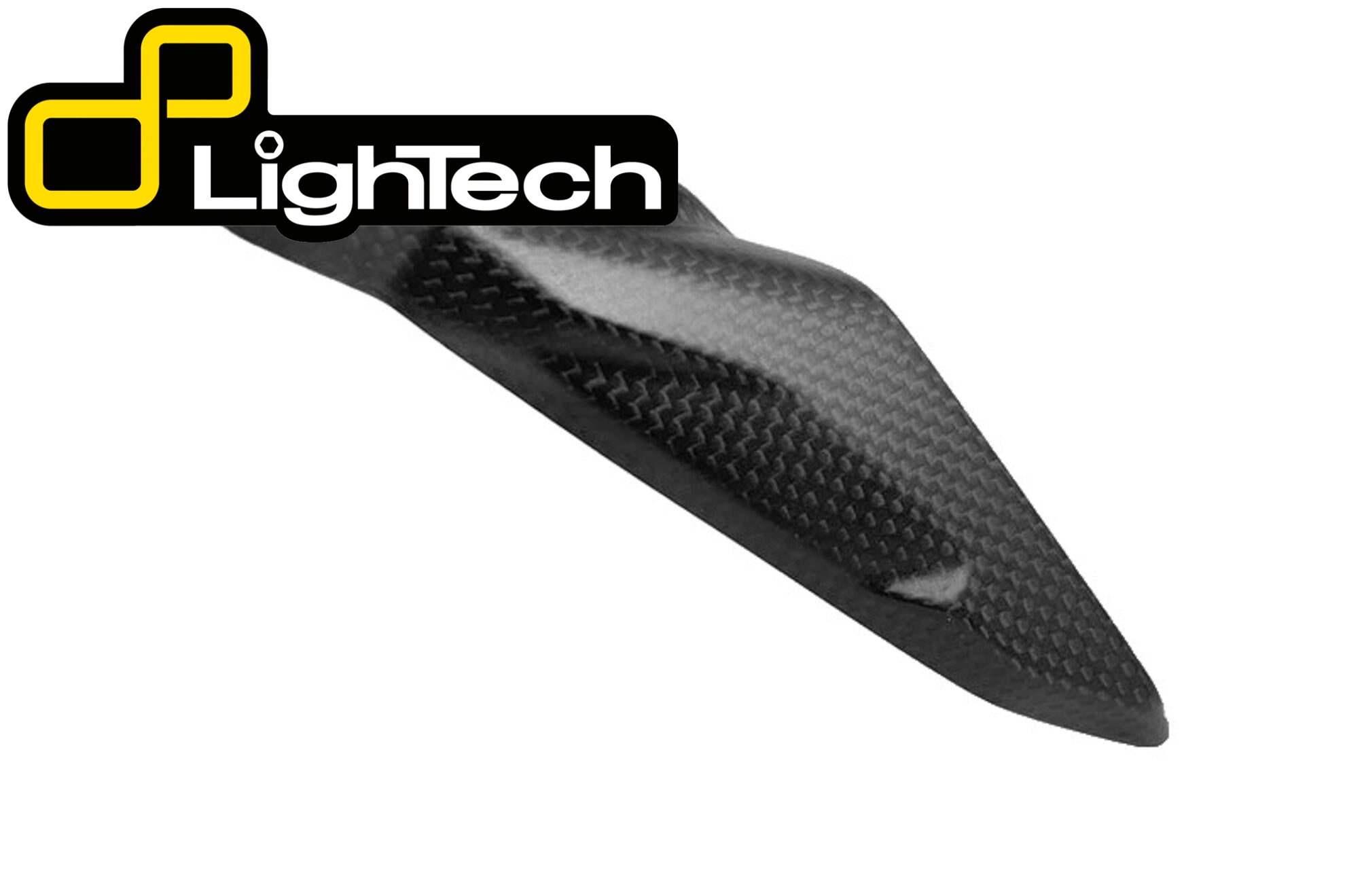 【正規輸入代理店】 LighTech - ドライカーボン チェーンガード (艶あり) MULTISTRADA V4 PIKES PEAK '22-24 カーボン ドゥカティ ムルティストラーダV4パイクスピーク