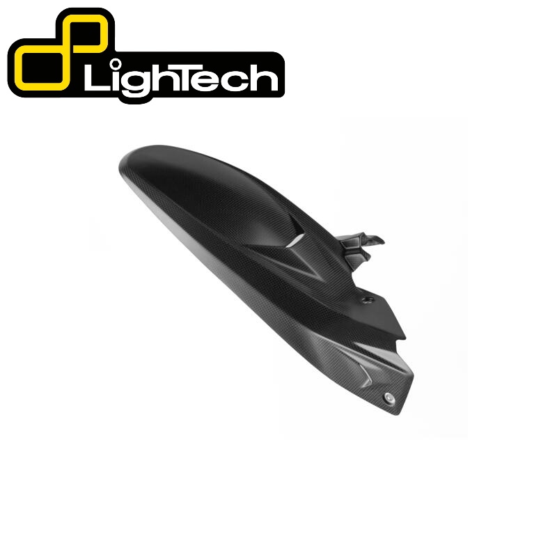 【正規輸入代理店】 LighTech - ドライカーボン リアマッドガード (艶なし) MULTISTRADA PIKES PEAK '22-24 カーボン ドゥカティ ムルティストラーダV4パイクスピーク