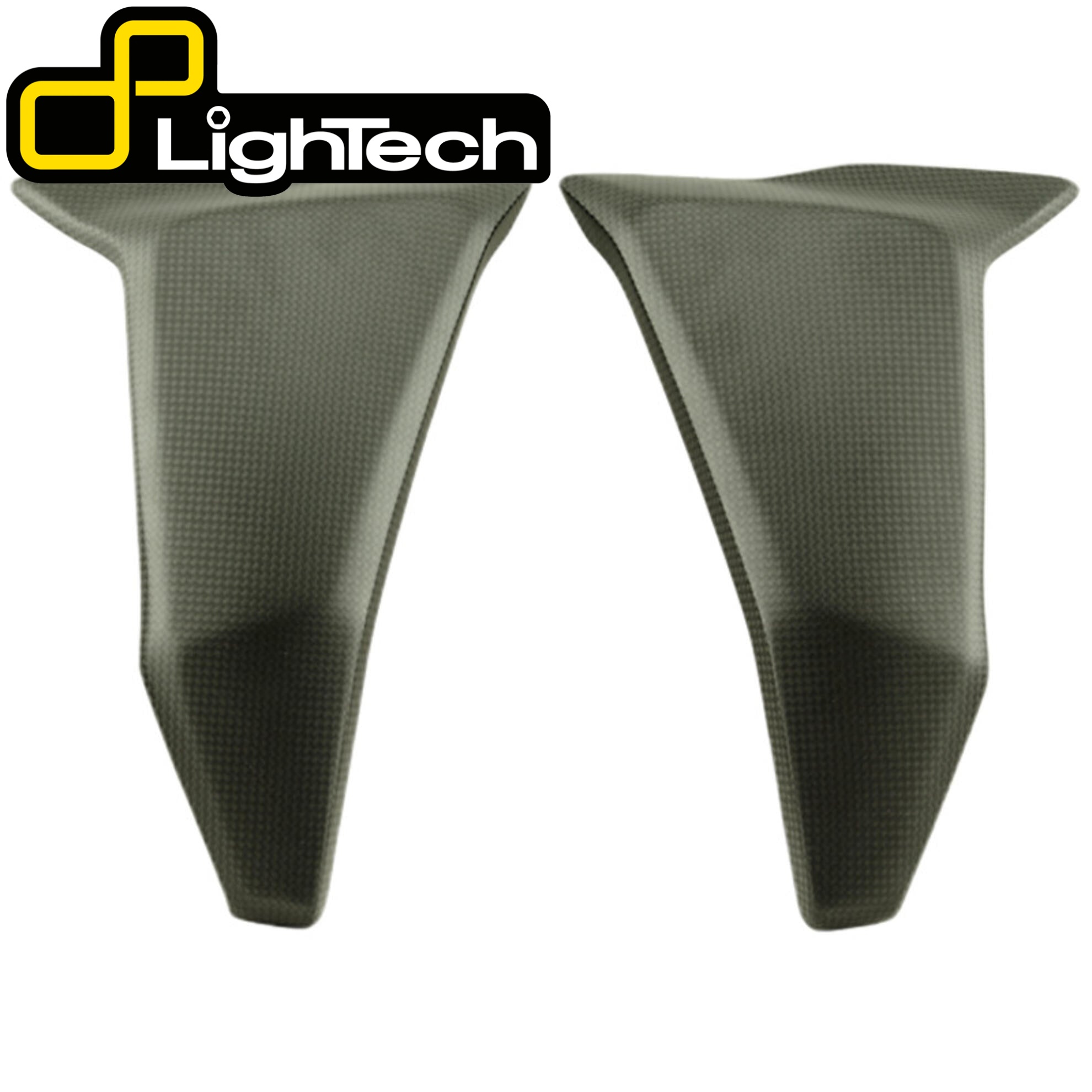 【正規輸入代理店】 LighTech - ドライカーボン ラジエーターサイドカバー (艶あり) HYPERMOTARD 950 '19-24 カーボン ドゥカティ ハイパーモタード950