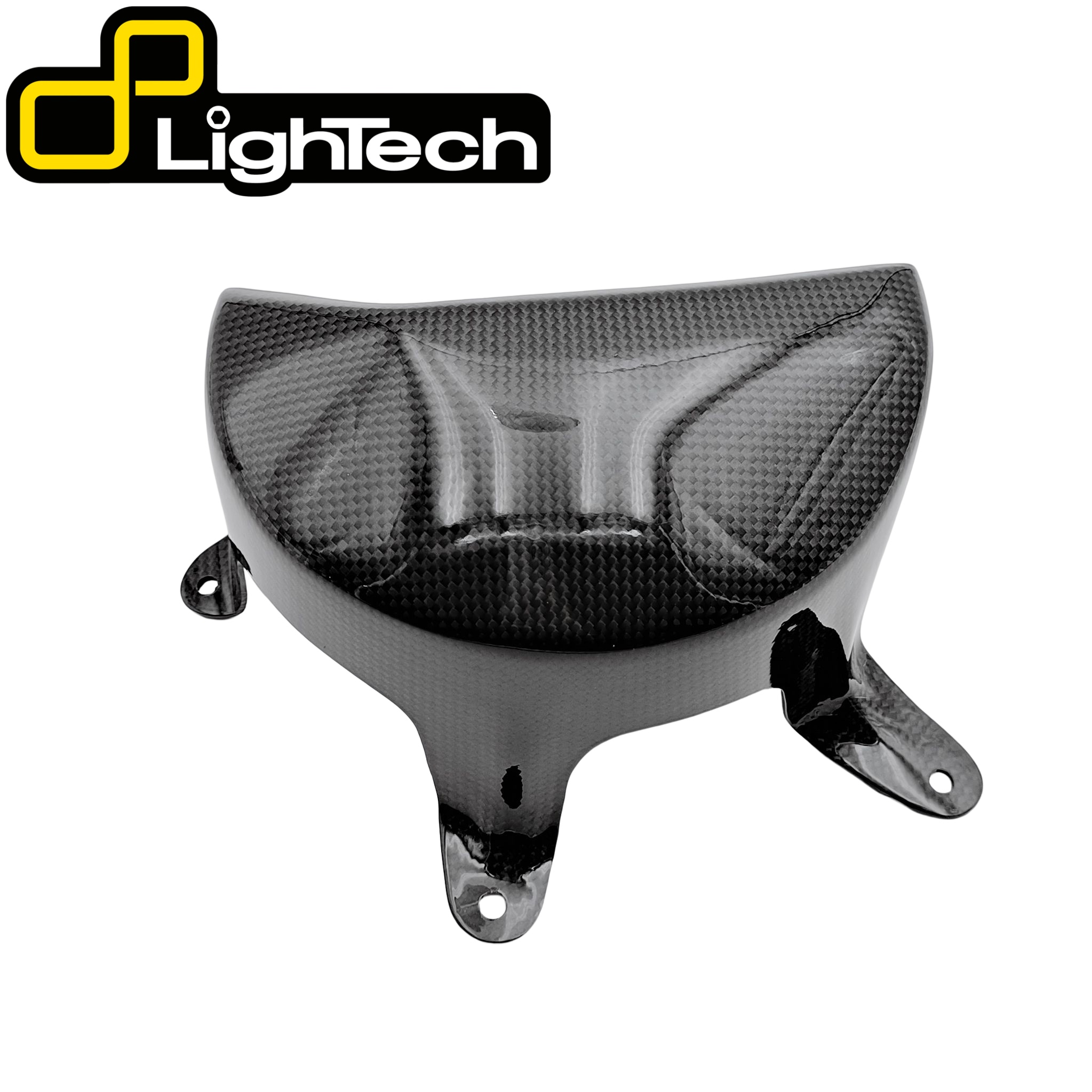 【正規輸入代理店】 LighTech - ドライカーボン クラッチカバー (艶あり) STREETFIGHTER V4 '20-24 / MULTISTRADA V4 '21-24 他 カーボン ドゥカティ ストリートファイターV4 ストリートファイターV4S|iMotorcycle Japan 店