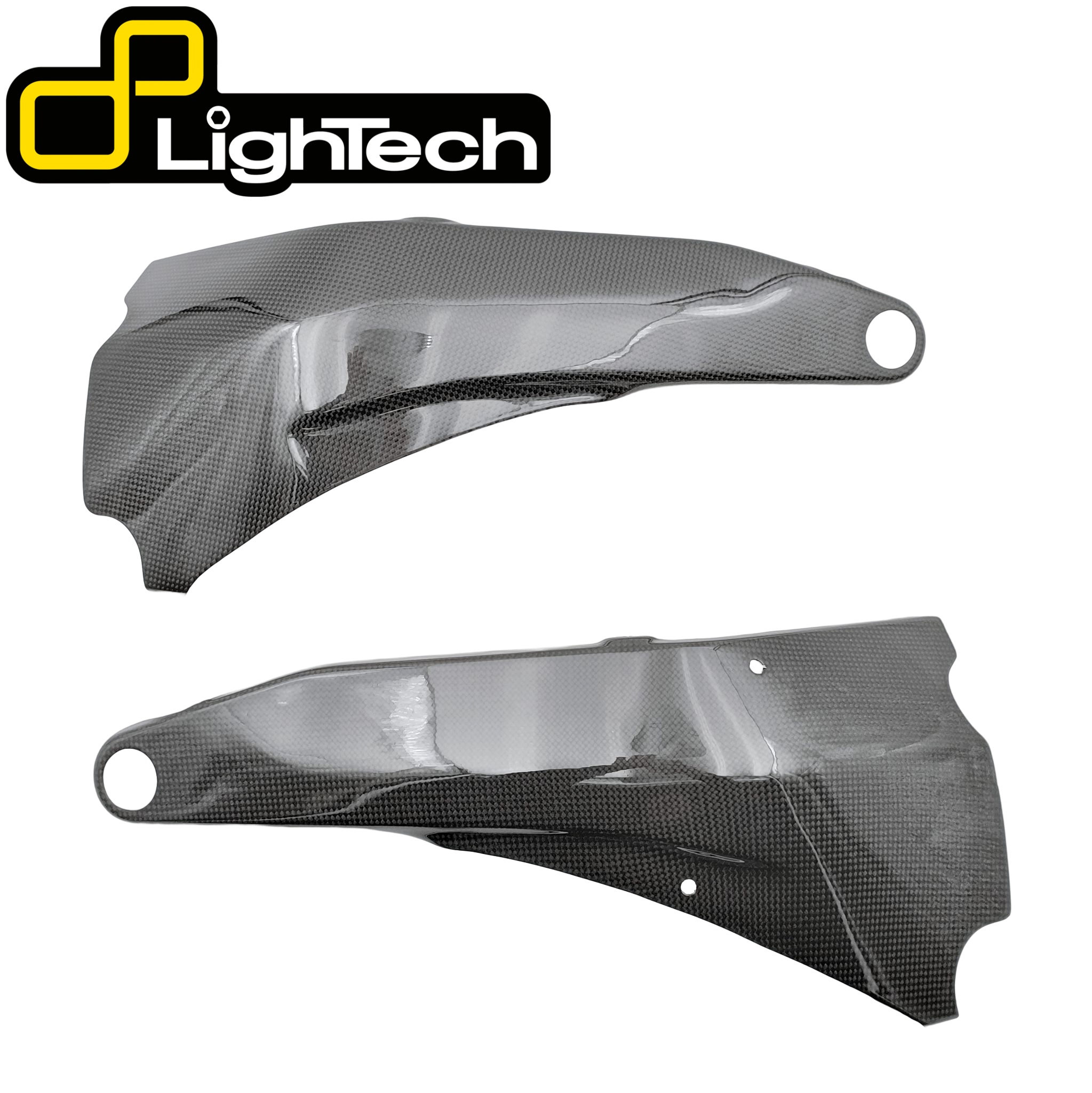 【正規輸入代理店】 LighTech - ドライカーボン フレームプロテクター (艶あり) STREETFIGHTER V4 / S カーボン ドゥカティ ストリートファイターV4