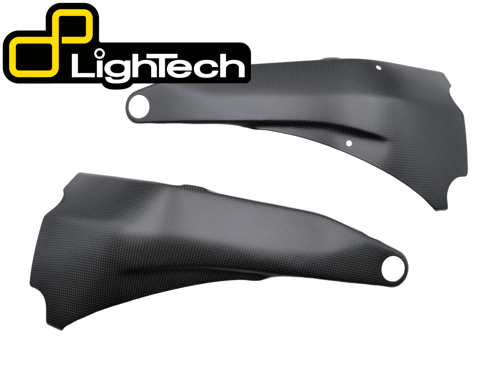 【正規輸入代理店】 LighTech - ドライカーボン フレームプロテクター (艶なし) STREETFIGHTER V4 / S カーボン ドゥカティ ストリートファイターV4