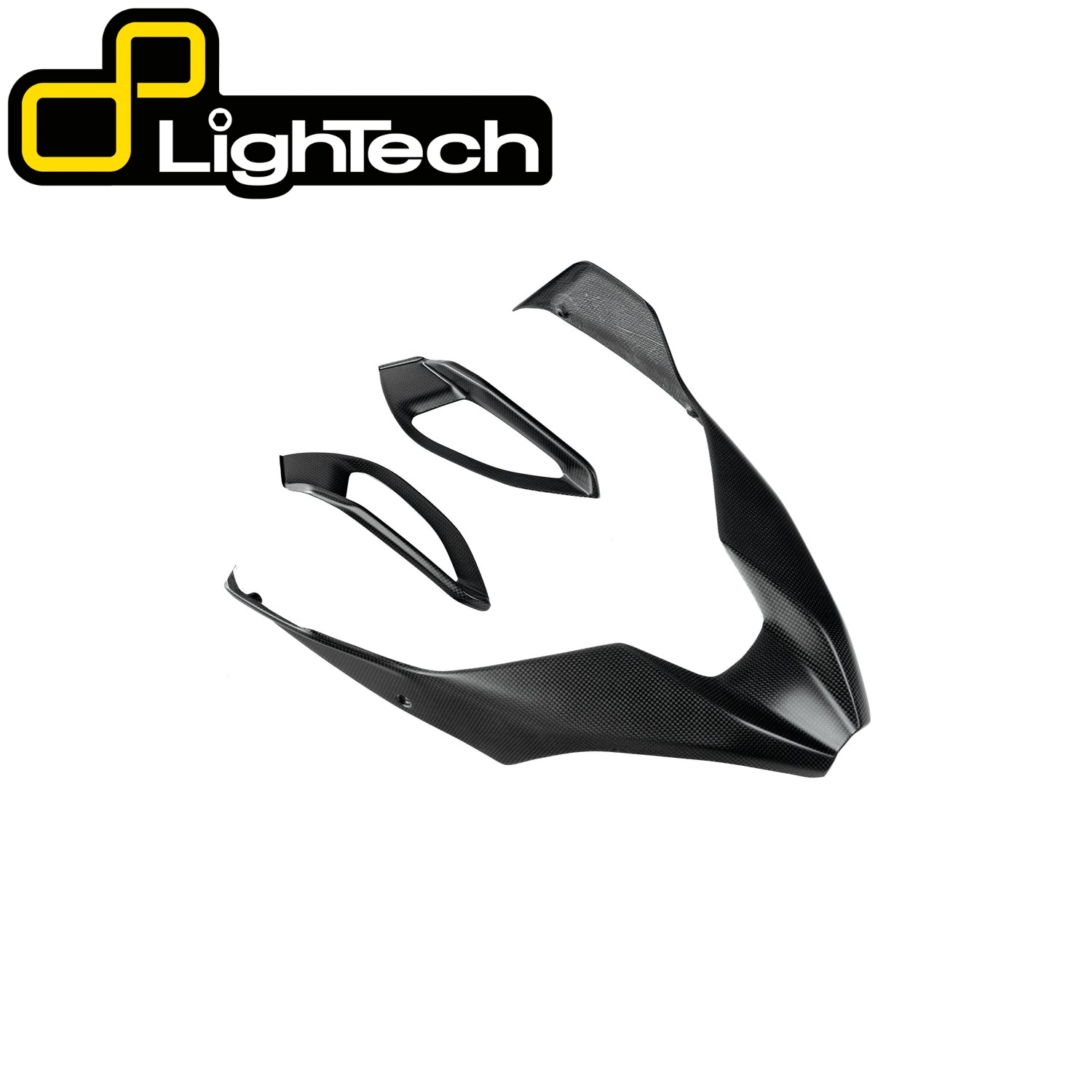 【正規輸入代理店】 LighTech - ドライカーボン フロントフェアリングキット (艶なし) MULTISTRADA V4 / S '21-24 / PIKES PEAK '22-24 カーボン ドゥカティ ムルティストラーダV4 ムルティストラーダV4S