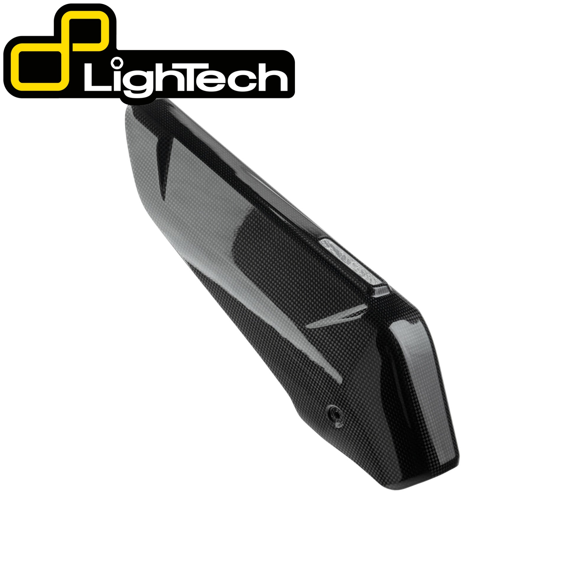 【正規輸入代理店】 LighTech - ドライカーボン サイレンサーヒートガード (艶あり) MULTISTRADA V4 '21-24 カーボン ドゥカティ ムルティストラーダV4