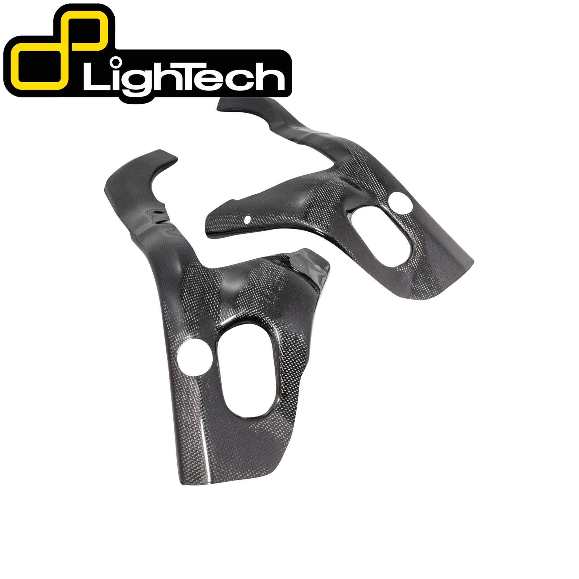 【正規輸入代理店】 LighTech - ドライカーボン フレームプロテクター (艶あり) CBR600RR '07-16 カーボン ホンダ