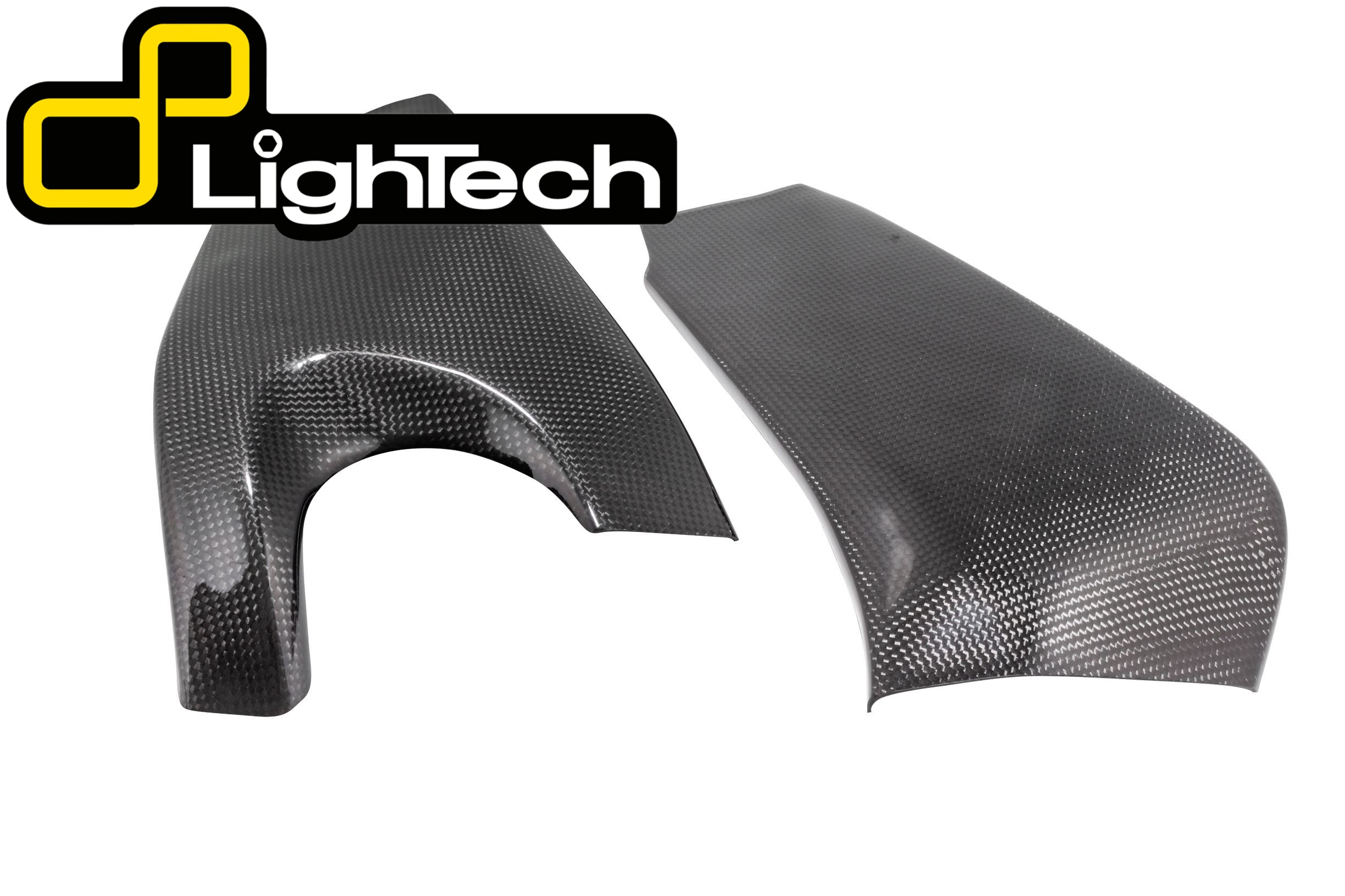 【国内在庫】 LighTech - ドライカーボン スイングアームプロテクター (艶あり) ZX-6R / 636 '09-22 カーボン カワサキ