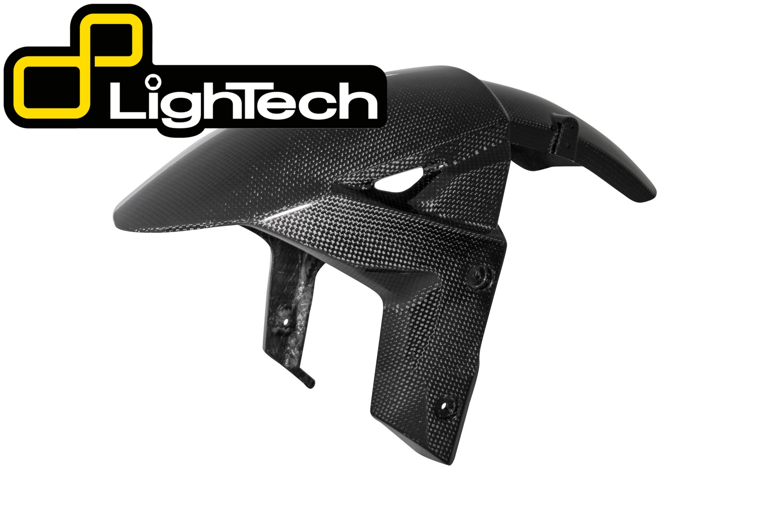 【正規輸入代理店】 LighTech - ドライカーボン フロントマッドガード (艶あり) ZX-10R / SE / RR '16-22 カーボン カワサキ