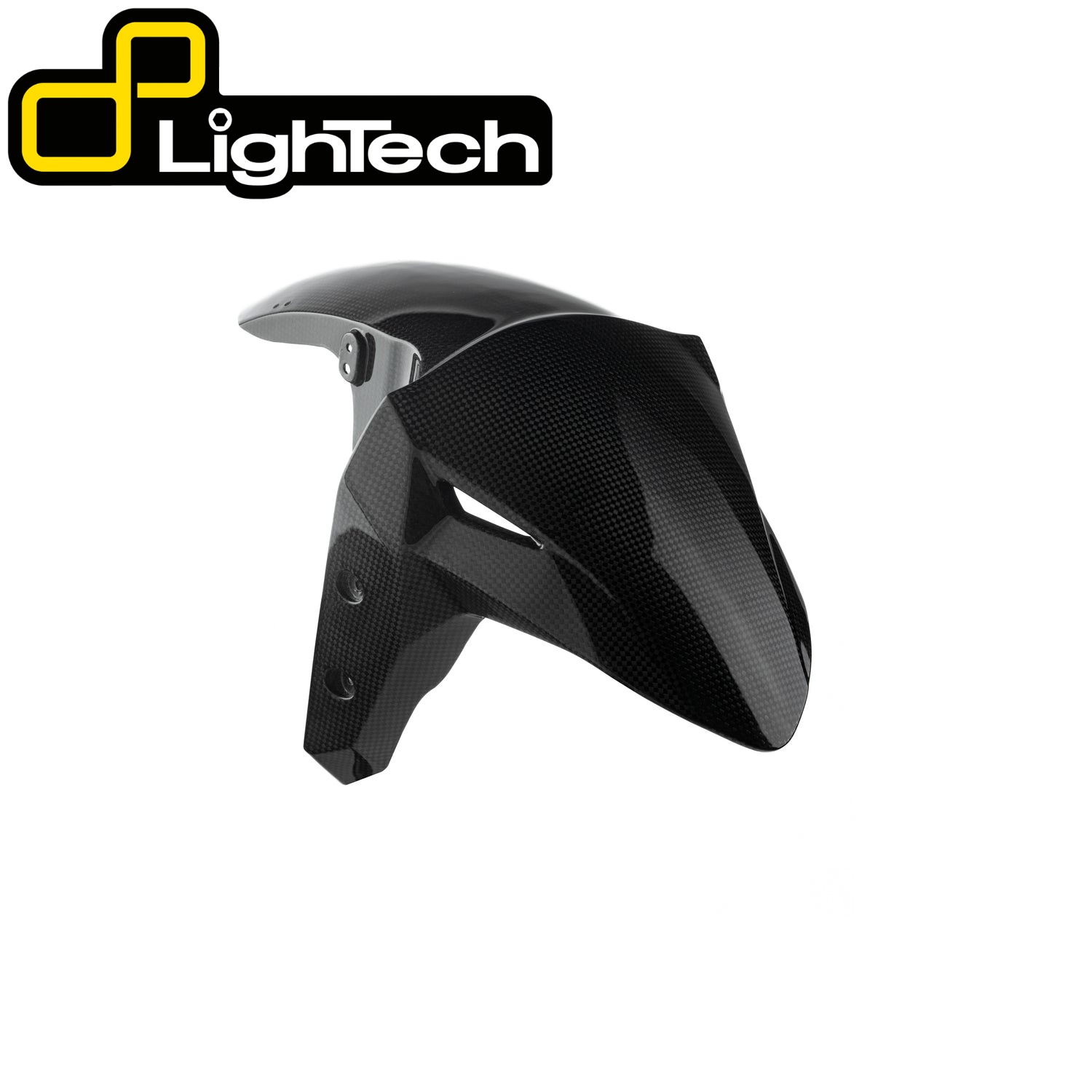 【正規輸入代理店】 LighTech - ドライカーボン フロントマッドガード (艶あり) NINJA ZX-4R SE / RR '24 カーボン カワサキ ニンジャZX-4R SE ニンジャZX-4RR ニンジャZX-4R