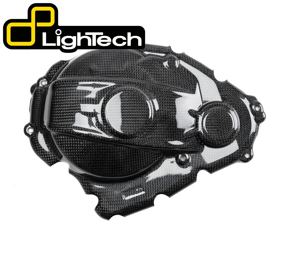 【国内在庫】 LighTech - ドライカーボン クラッチカバー (艶あり) GSX-R1000 / R '17-22 カーボン スズキ