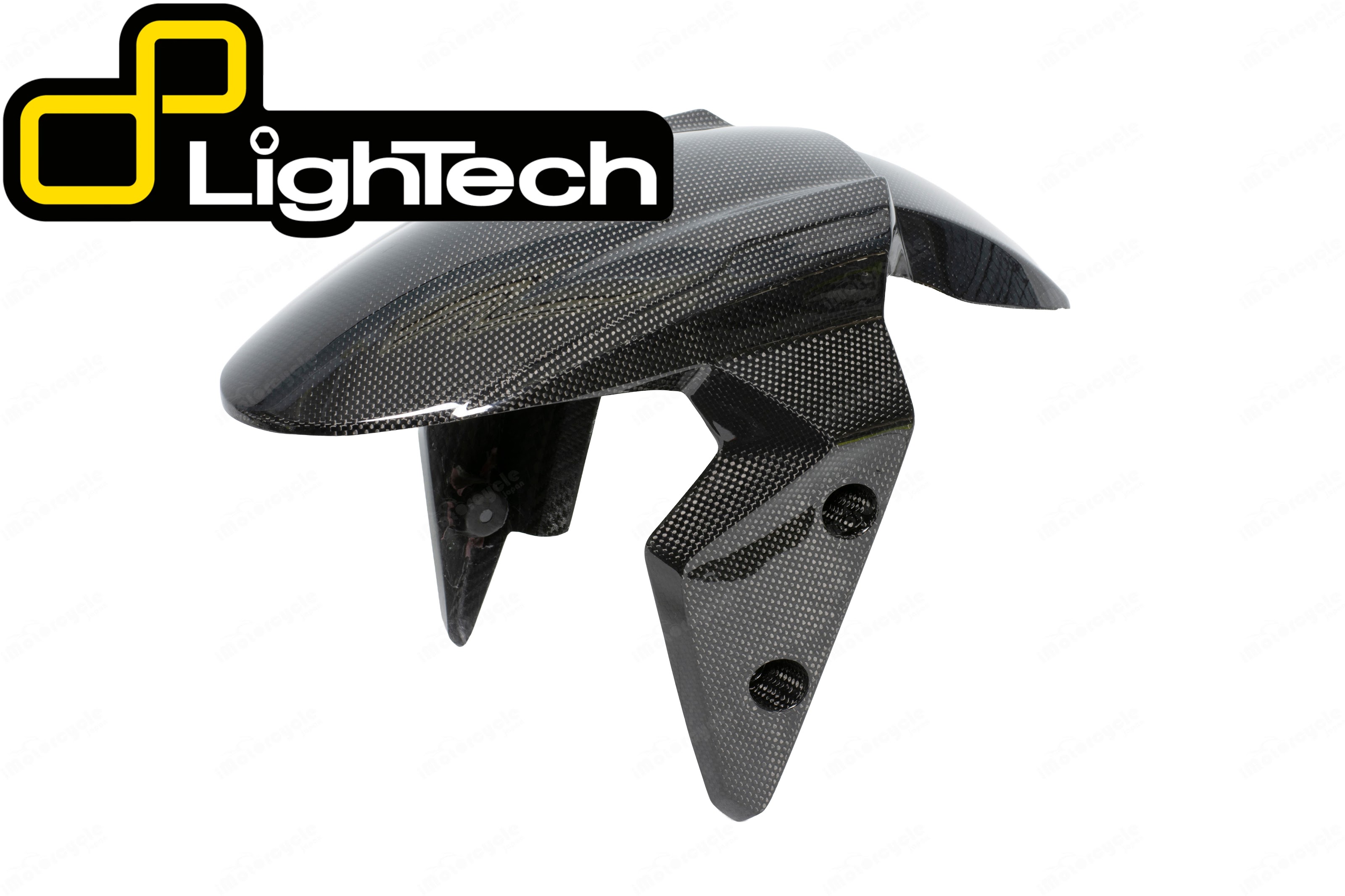 【正規輸入代理店】 LighTech - ドライカーボン フロントマッドガード (艶あり) STREET TRIPLE 765 S / R / RS '17-24 カーボン トライアンフ ストリートトリプル765R ストリートトリプル765RS
