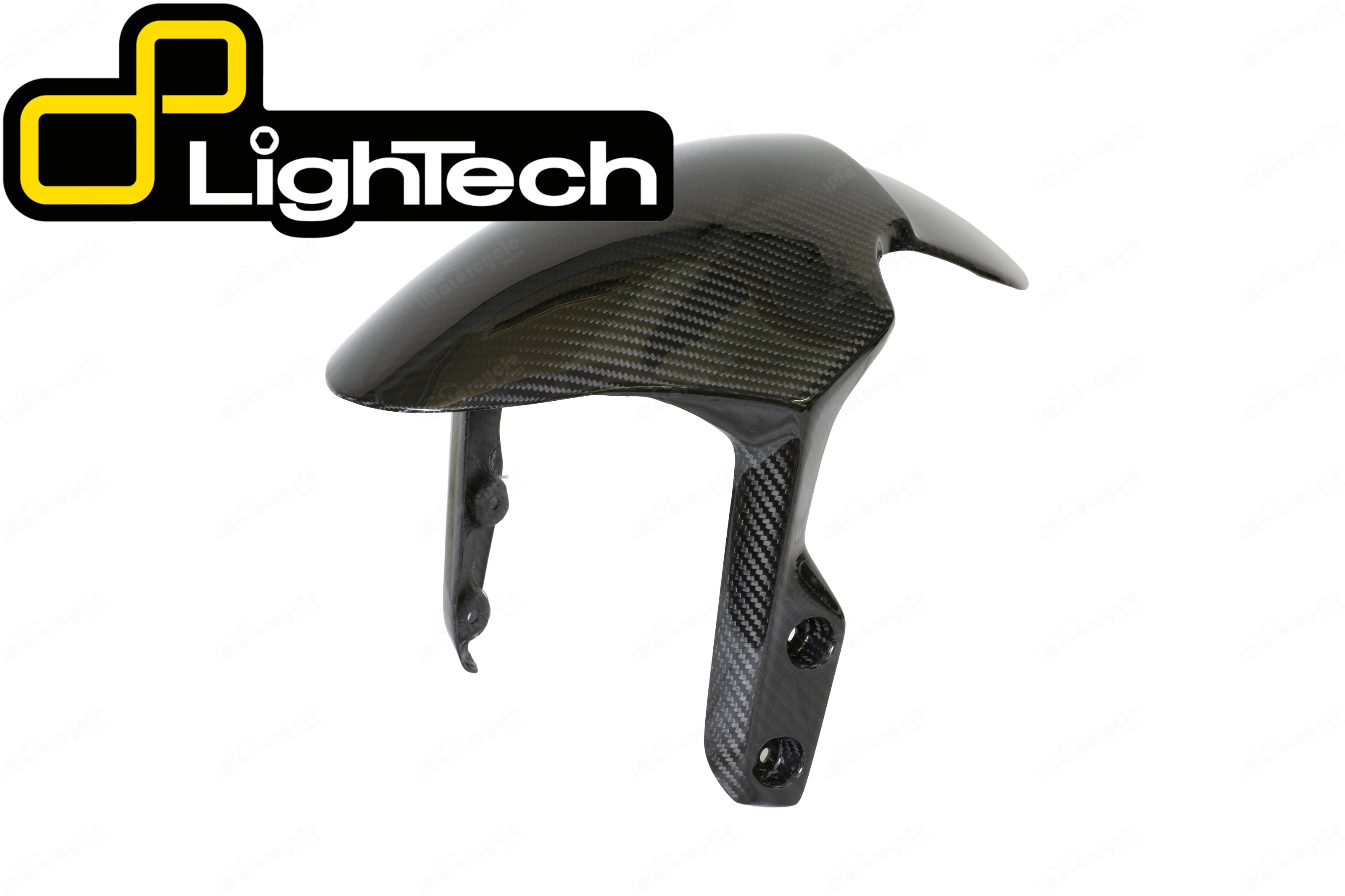 【国内在庫】 LighTech - ドライカーボン フロントマッドガード (艶あり) SPEED TRIPLE 1200 RS / RR / RX '21-25 カーボン トライアンフ ストリートトリプル765R ストリートトリプル765RS