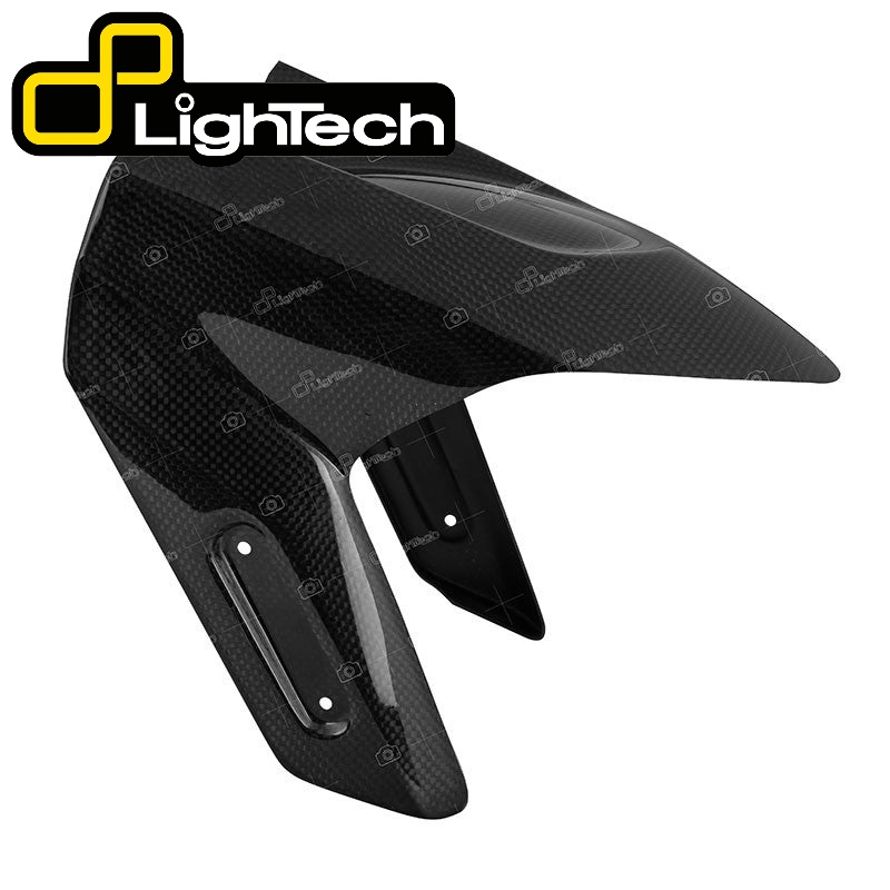 【正規輸入代理店】 LighTech - ドライカーボン フロントマッドガード (艶あり) T-MAX 500 '08-11 / 530 '12-14 カーボン ヤマハ