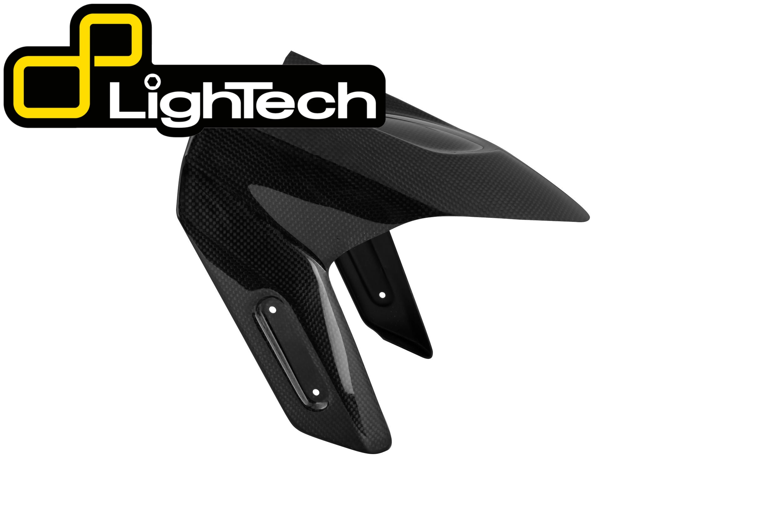 【正規輸入代理店】 LighTech - ドライカーボン フロントマッドガード (艶あり) T-MAX 530 '15-16 カーボン ヤマハ