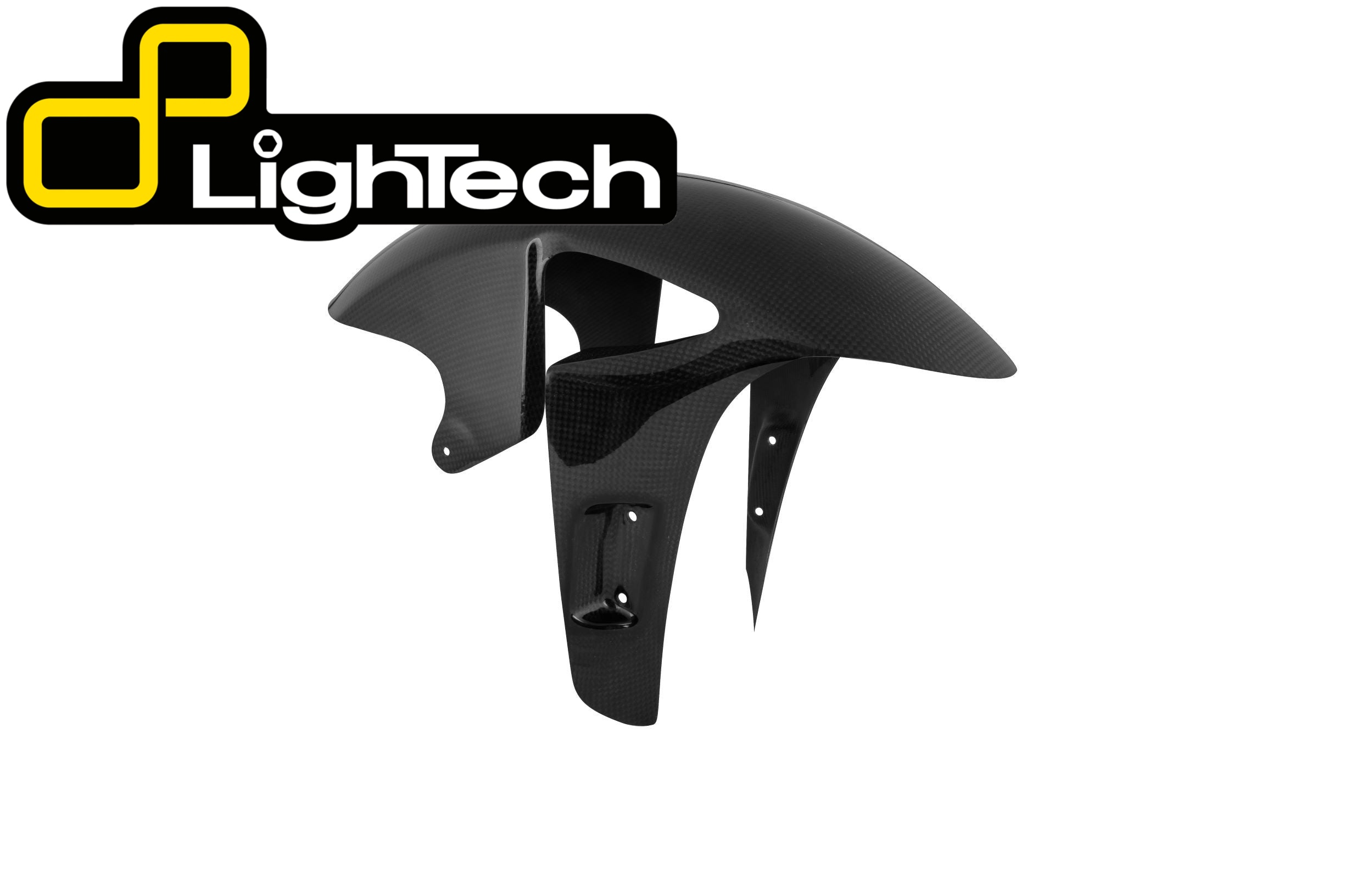 【正規輸入代理店】 LighTech - ドライカーボン フロントマッドガード (艶あり) MT-10 '16-21 / YZF-R1 '15-25 / M '15-19 / R6 '17-24 カーボン ヤマハ