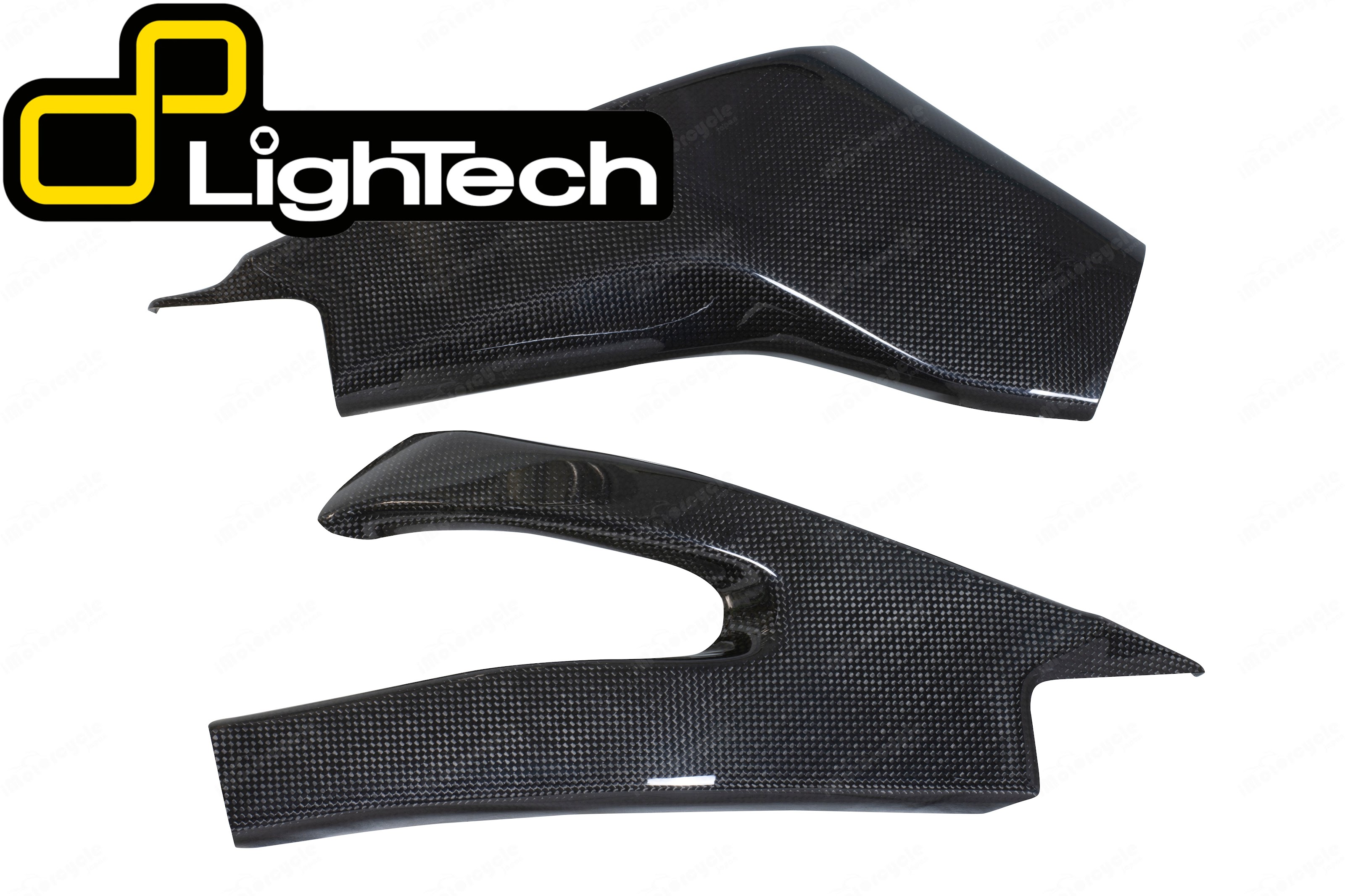 【正規輸入代理店】 LighTech - ドライカーボン スイングアームプロテクター (艶あり) YZF-R6 '17-20 カーボン ヤマハ
