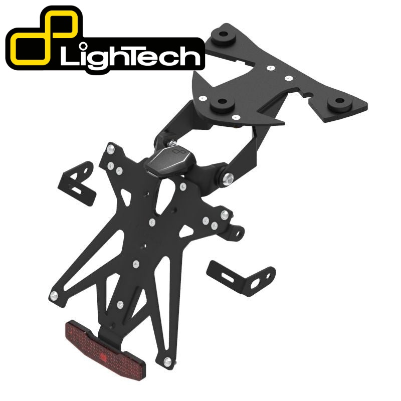 【国内在庫】 LighTech - アジャスタブル ナンバー プレート ホルダー S1000R '14-20 / S1000RR '09-18 / HP4 '12-14 フェンダーレスキット ビーエムダブリュー｜iMotorcycle Japan 店 19,943円