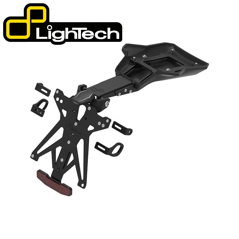 【正規輸入代理店】 LighTech - アジャスタブル ナンバー プレート ホルダー (レーダー対応) MULTISTRADA V4 / S '21-24 / PIKES PEAK '22-24 / RS '24 フェンダーレスキット ドゥカティ｜iMotorcycle Japan 店