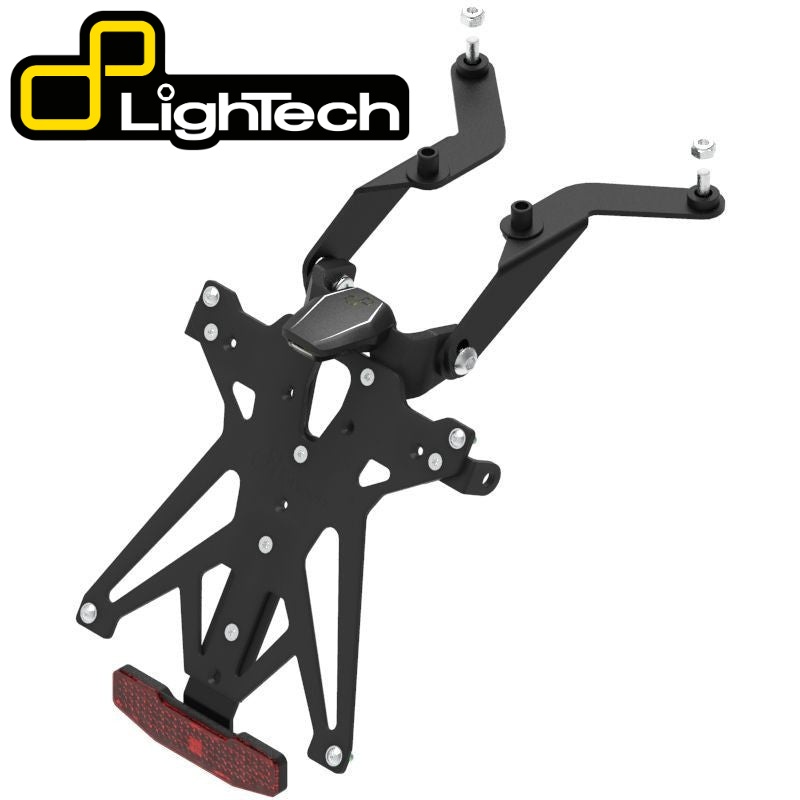 【正規輸入代理店】 LighTech - アジャスタブル ナンバー プレート ホルダー Z750 ’07-12 / Z1000 '07-09 フェンダーレスキット カワサキ