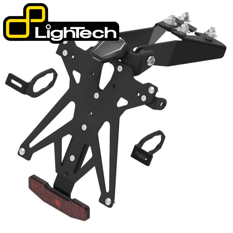 【国内在庫】 LighTech - アジャスタブル ナンバー プレート ホルダー NINJA 250 / 400 '18-24 / Z400 '19-24 フェンダーレスキット カワサキ ニンジャ250 ニンジャ400