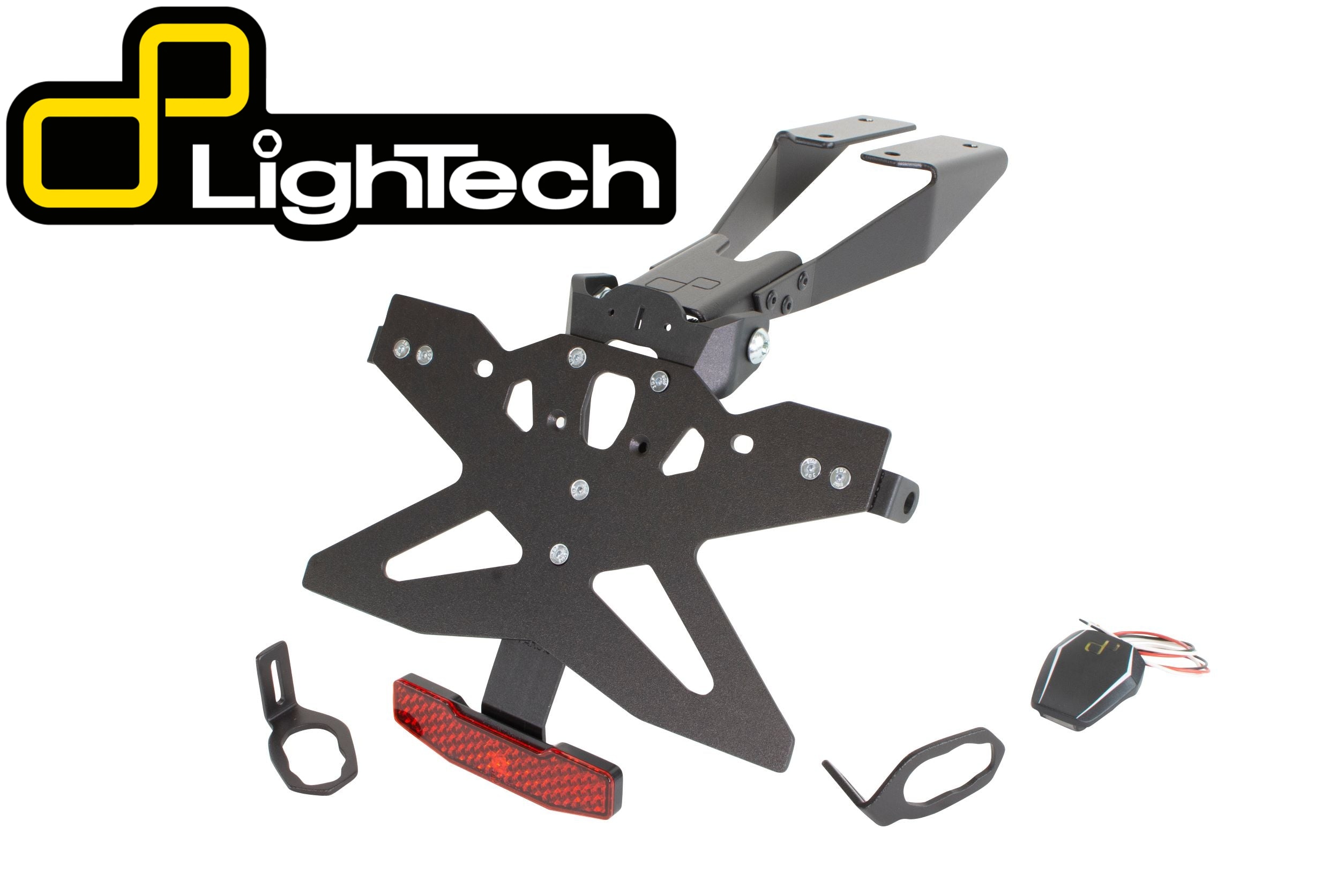 【国内在庫】 LighTech - アジャスタブル ナンバー プレート ホルダー ZX-10R / RR '21-24 フェンダーレスキット カワサキ