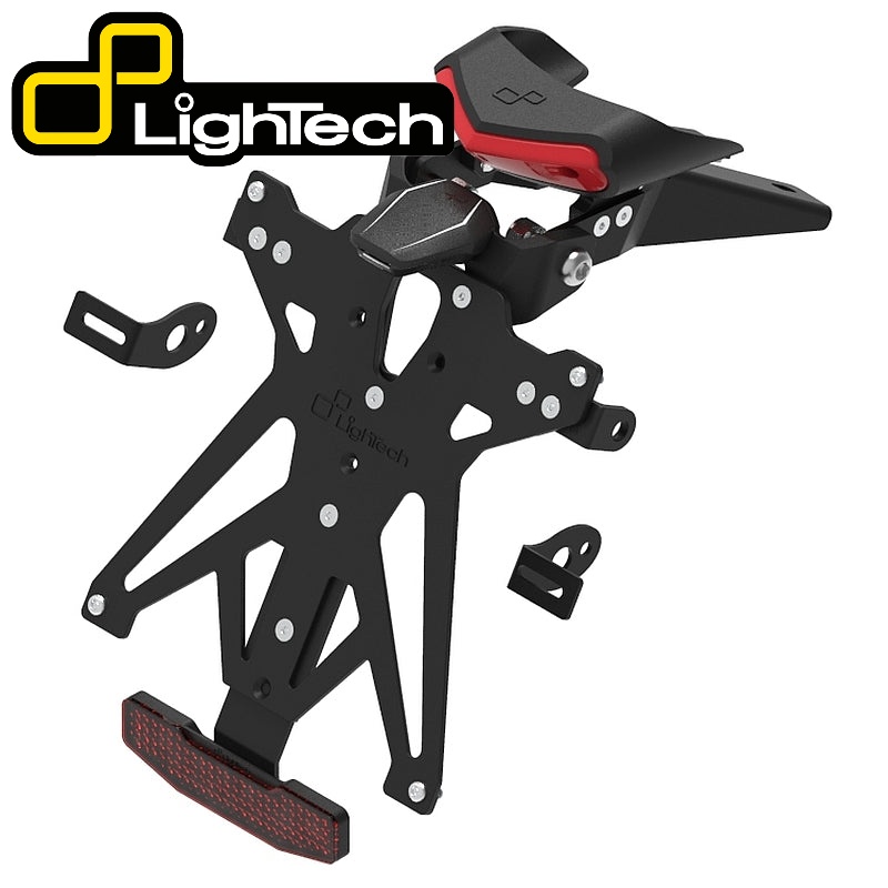 【国内在庫】 LighTech - アジャスタブル ナンバー プレート ホルダー 790 DUKE '18-20 / '23-24 / 890 DUKE / R '20-23 フェンダーレスキット ケーティーエム 790デューク 890デューク｜iMotorcycle Japan 店
