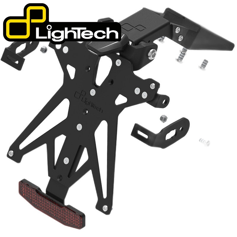 【国内在庫】 LighTech - アジャスタブル ナンバー プレート ホルダー 990 DUKE '24 / 1390 SUPER DUKE R / EVO '24-25 フェンダーレスキット ケーティーエム 990デューク｜iMotorcycle Japan 店