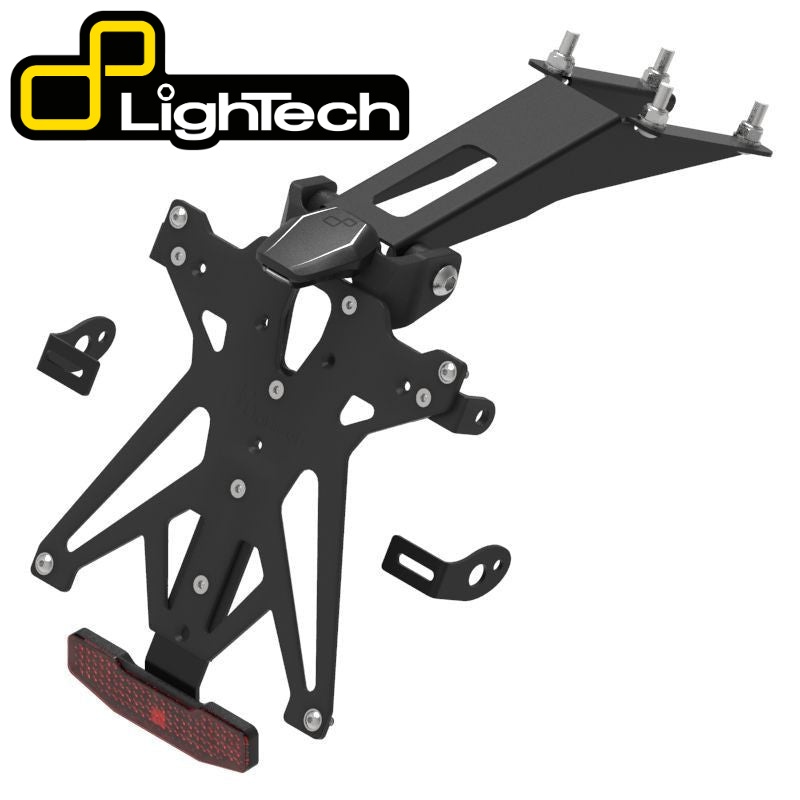 【正規輸入代理店】 LighTech - アジャスタブル ナンバー プレート ホルダー RC 125 / 200 '17-20 / 250 '17-19 / 390 '17-21 フェンダーレスキット ケーティーエム 125デューク 200デューク|iMotorcycle Japan 店