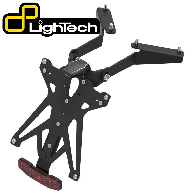 【国内在庫】 LighTech - アジャスタブル ナンバー プレート ホルダー T-MAX 530 '12-16 フェンダーレスキット ヤマハ