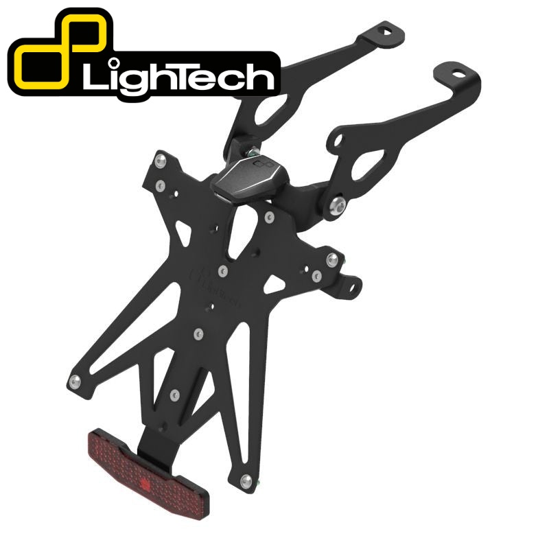 【正規輸入代理店】 LighTech - アジャスタブル ナンバー プレート ホルダー FAZER 600 / FZ6 '04-12 フェンダーレスキット ヤマハ FZS600フェザー｜iMotorcycle Japan 店