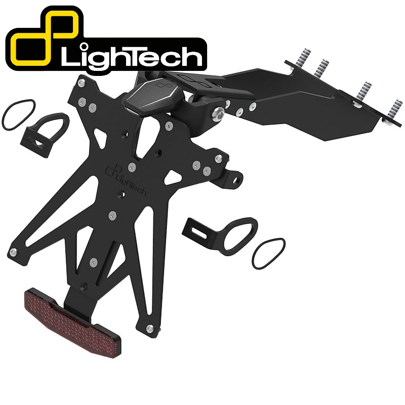 【国内在庫】 LighTech - アジャスタブル ナンバー プレート ホルダー TRACER 9 / GT '21-25 フェンダーレスキット ヤマハ トレーサー9
