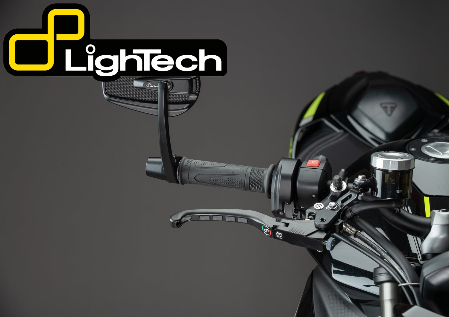 【国内在庫】 LighTech - カーボン & アルミニウムミラー バーエンドタイプ 内径13.5～18.5mm ミラー ビーエムダブリュー ホンダ CB1000ホーネット ケーティーエム 125デューク 390デューク 32,175円