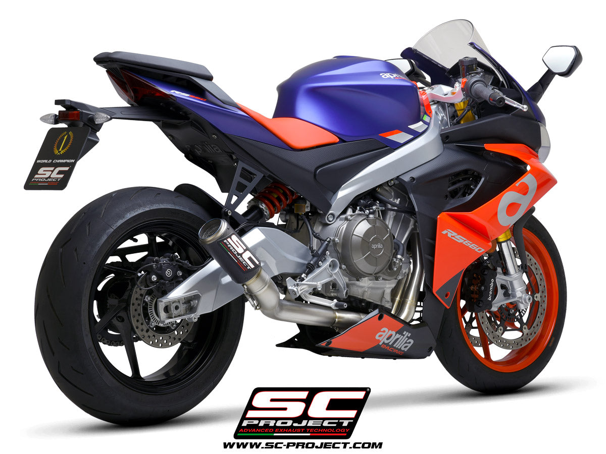 【正規輸入代理店】 SC-PROJECT - レーシング フルチタン フルエキゾーストシステム 2-1 & CR-T サイレンサー RS 660 '20-24 SCプロジェクト アプリリア サイレンサー|iMotorcycle Japan 店