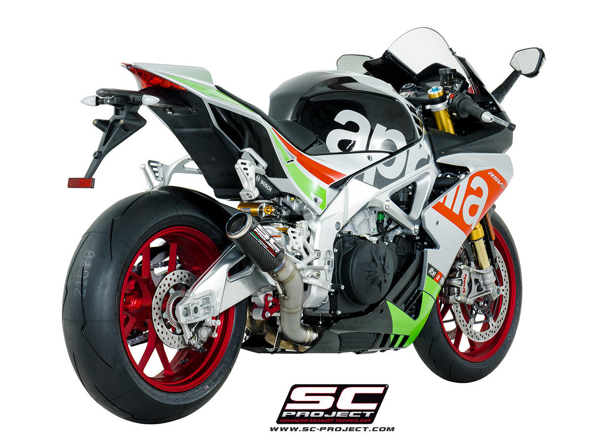 【正規輸入代理店】 SC-PROJECT - CR-T スリップオンサイレンサー & フルチタンリンクパイプ RSV4 / RF / RR '17 SCプロジェクト アプリリア サイレンサー|iMotorcycle Japan 店
