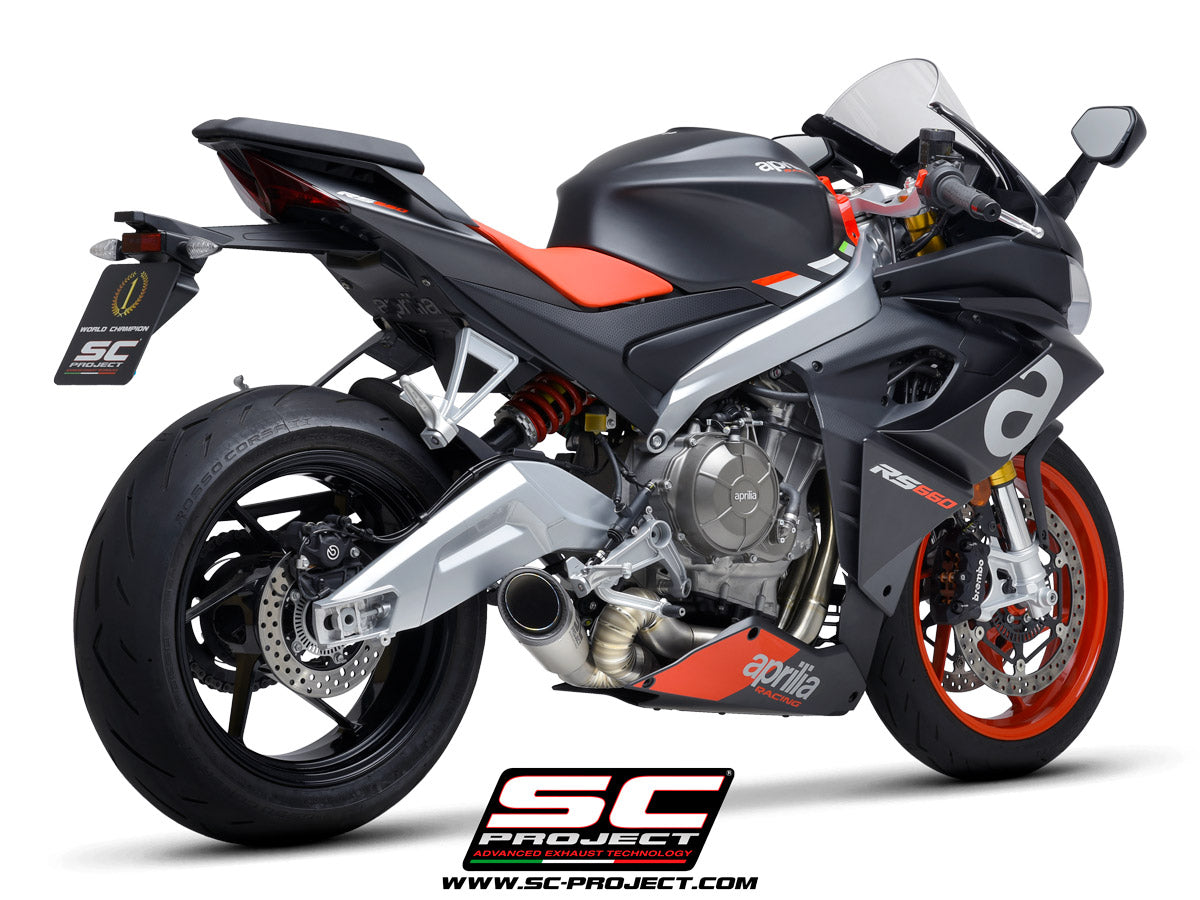 【正規輸入代理店】 SC-PROJECT - レーシング フルチタン フルエキゾーストシステム 2-1 & S1 サイレンサー TUONO 660 '21-24 SCプロジェクト アプリリア トゥオーノ660 サイレンサー｜iMotorcycle Japan 店
