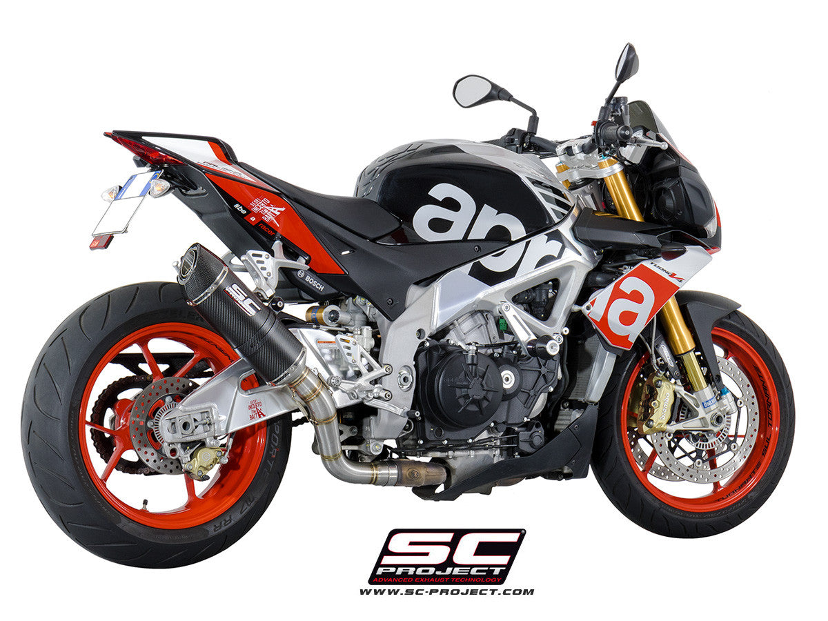 【正規輸入代理店】 SC-PROJECT - オーバル スリップオンサイレンサー (消音バッフル付属) TUONO V4 FACTORY / RR '15-16 SCプロジェクト アプリリア トゥオーノV4 ファクトリー サイレンサー