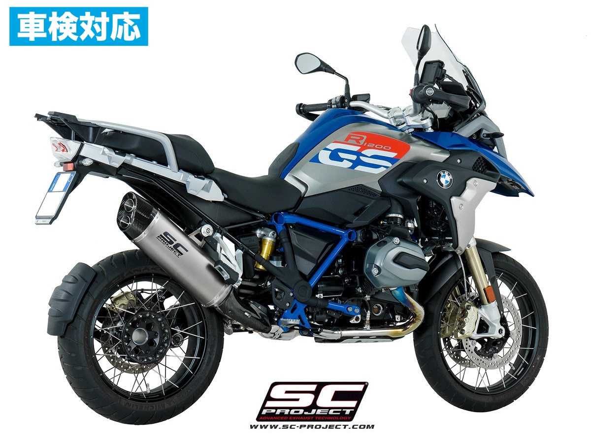 【正規輸入代理店】 SC-PROJECT - アドベンチャー スリップオンサイレンサー (公道走行可 / ユーロ4対応 / 純正キャタライザー対応) R 1200 GS / ADVENTURE '17-18 サイレンサー 車検対応