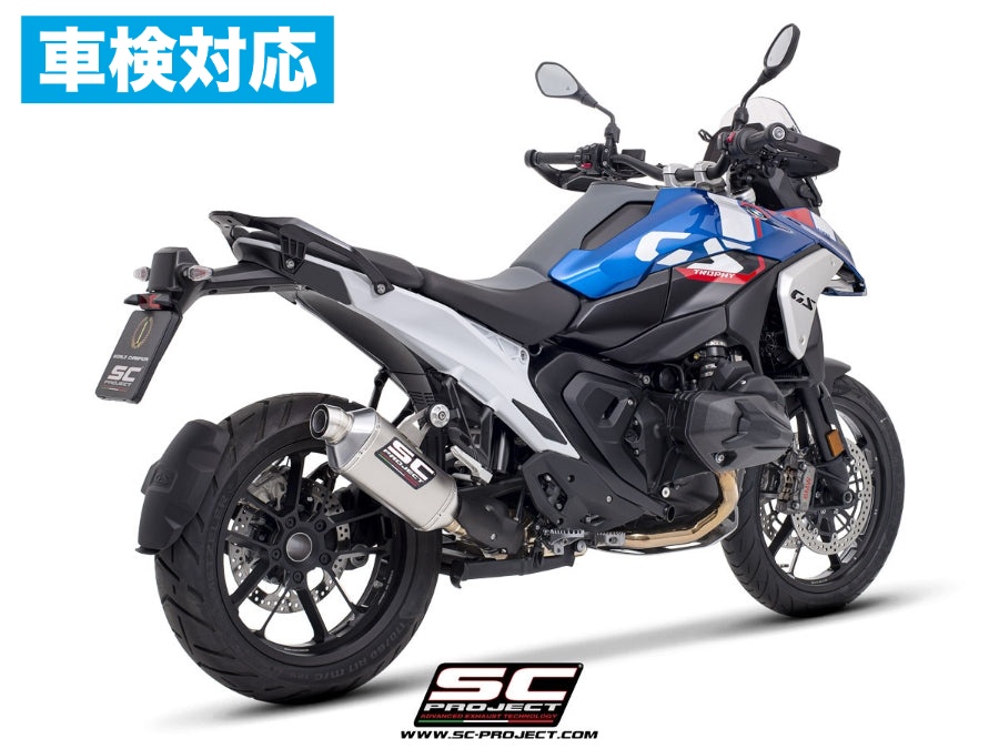 【国内在庫】 SC-PROJECT - ラリーX スリップオンサイレンサー (公道走行可 / ユーロ5対応 / 純正キャタライザー対応) R 1300 GS '23-26 SCプロジェクト ビーエムダブリュー サイレンサー 車検対応