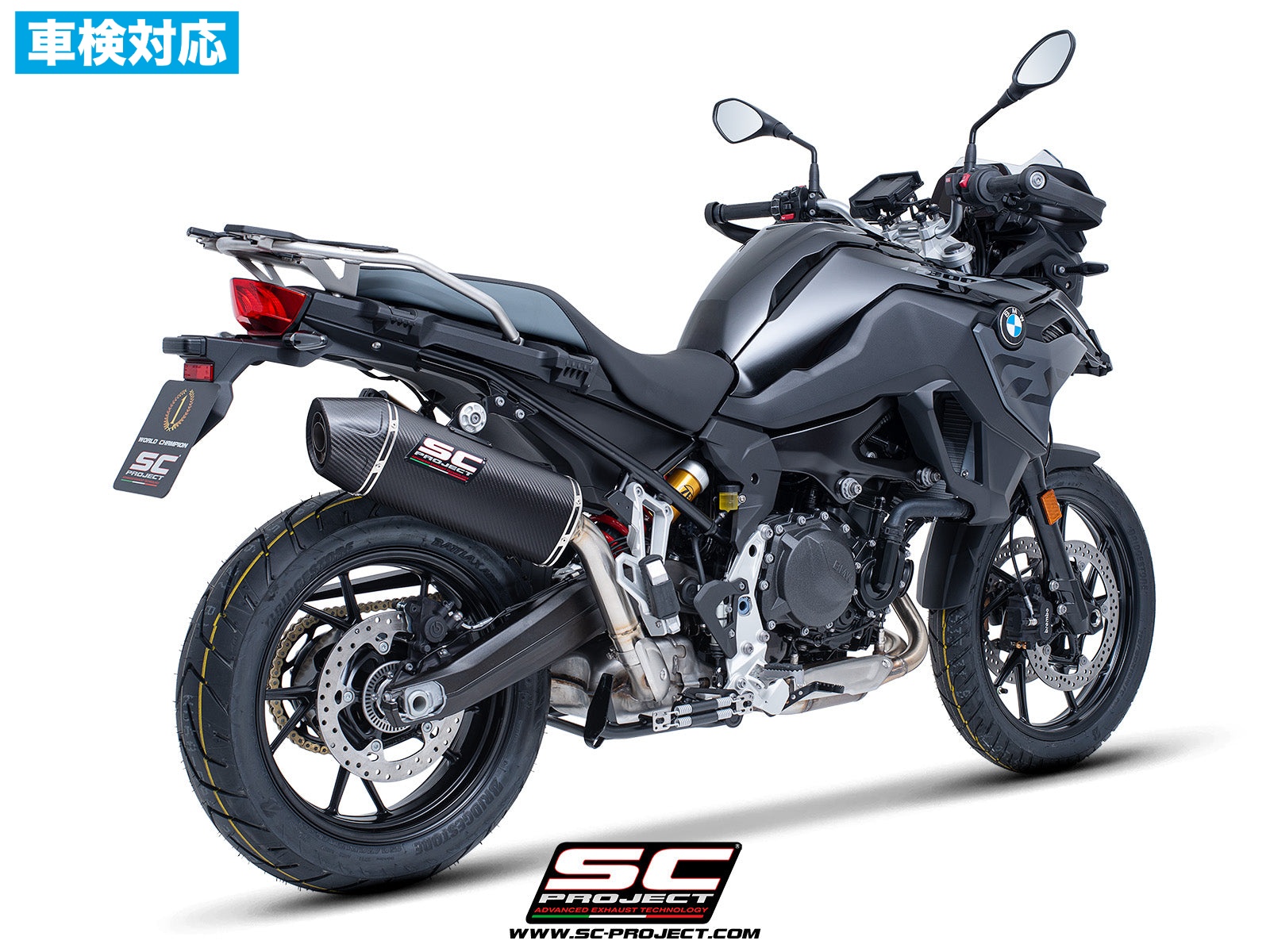 【正規輸入代理店】 SC-PROJECT - エクスプローラー II GT スリップオンサイレンサー (公道走行可 / ユーロ5+ 対応 / 純正キャタライザー対応) F 800 GS '24-26 サイレンサー 車検対応